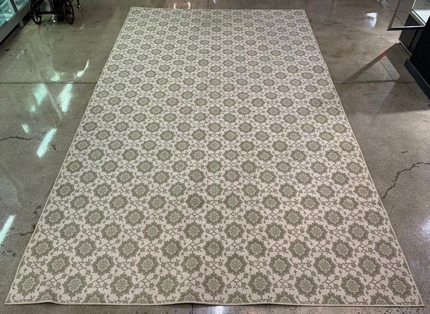 Modern Floral Motif Room-Size Carpet, 15 x 9 (1 of 3)