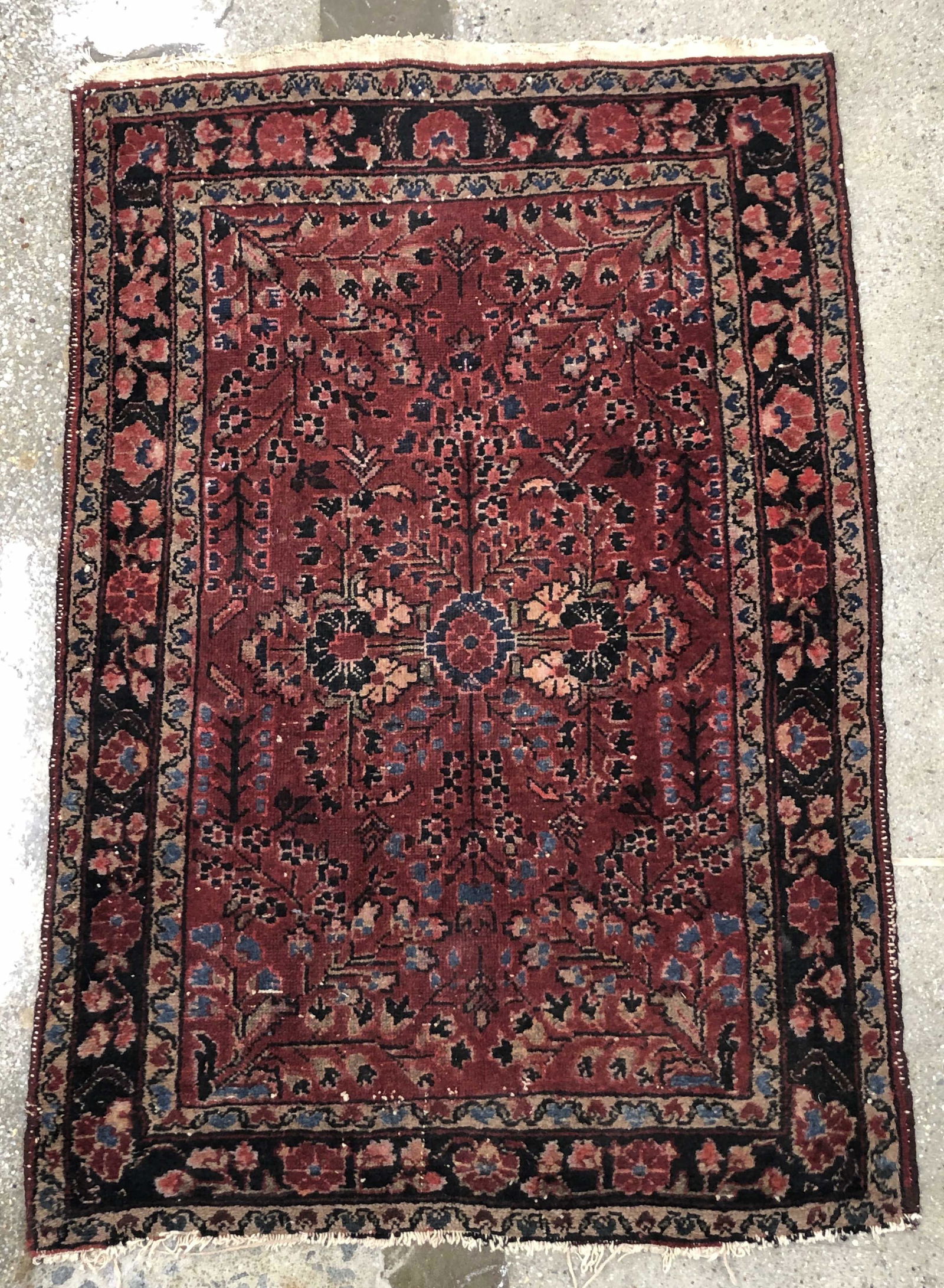 Persian Floral Rug, 3' 9" x 2' 7" (1 of 4)