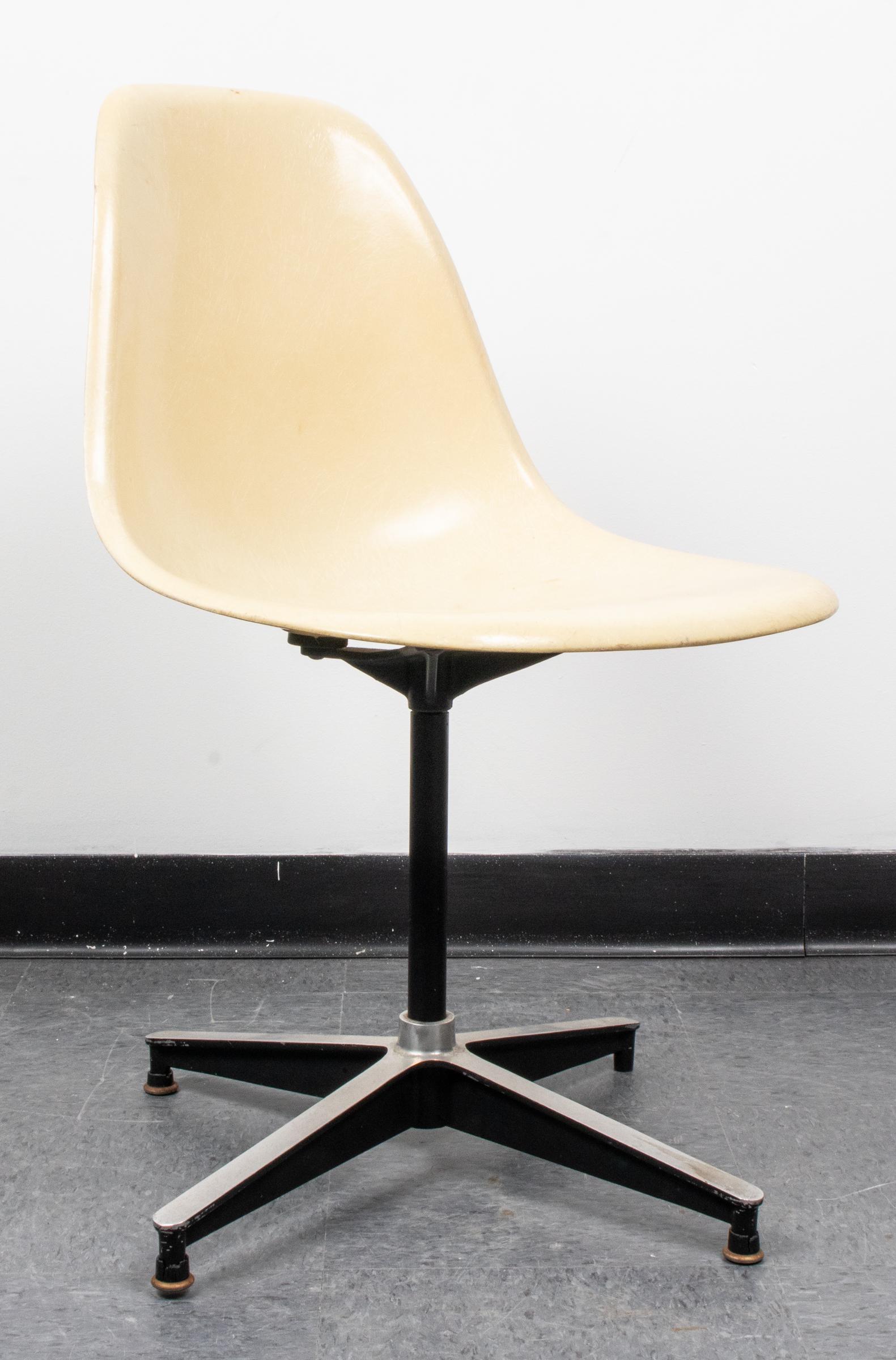 Eames for Herman Miller Fiberglass Swivel Chair (1 of 12)