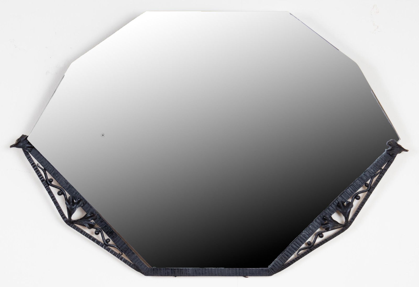 Edgar Brandt Attr. Art Deco Wrought Iron Mirror (1 of 5)