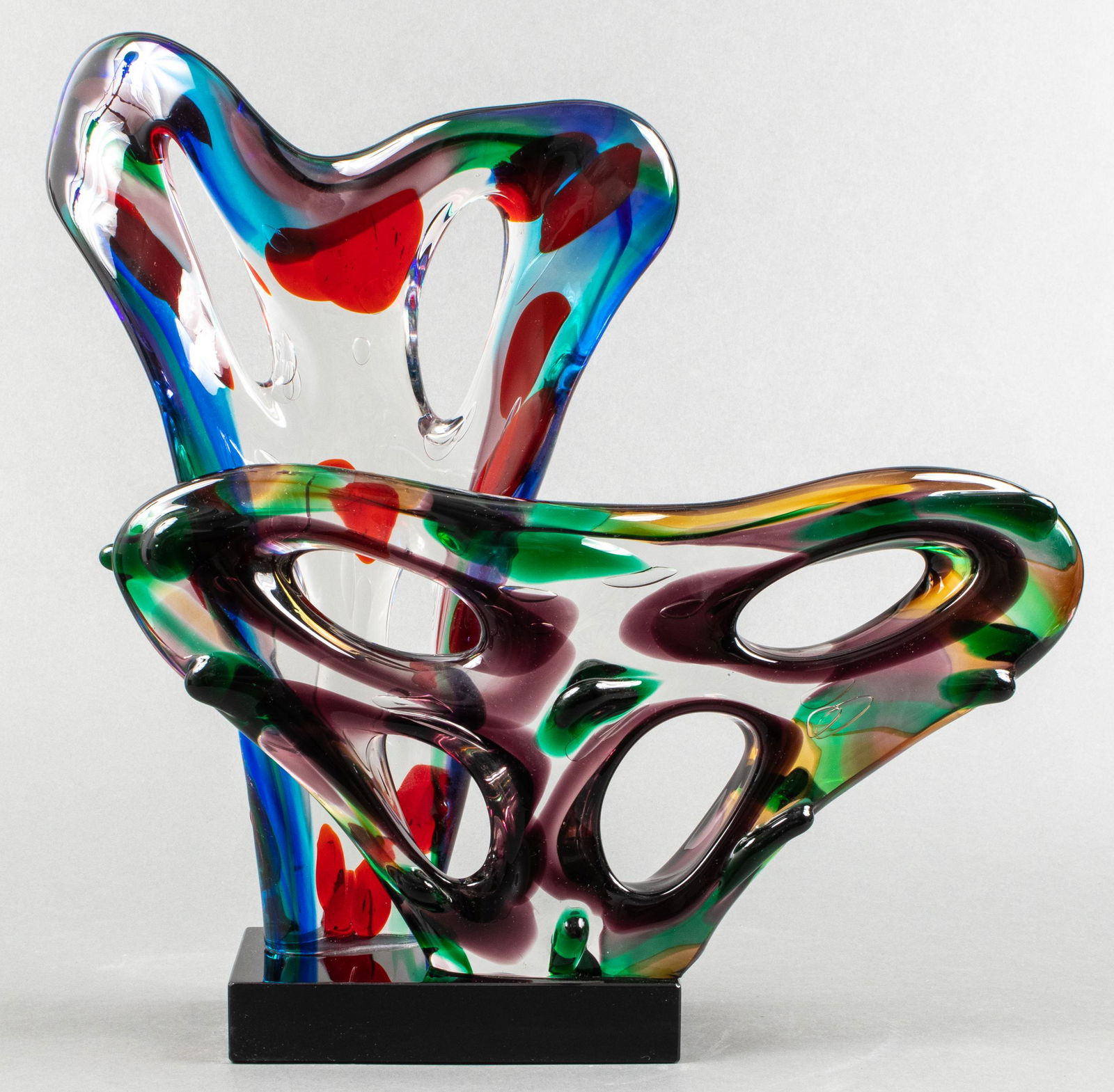 Large Murano Art Glass Modern Free-Form Sculpture (1 of 11)