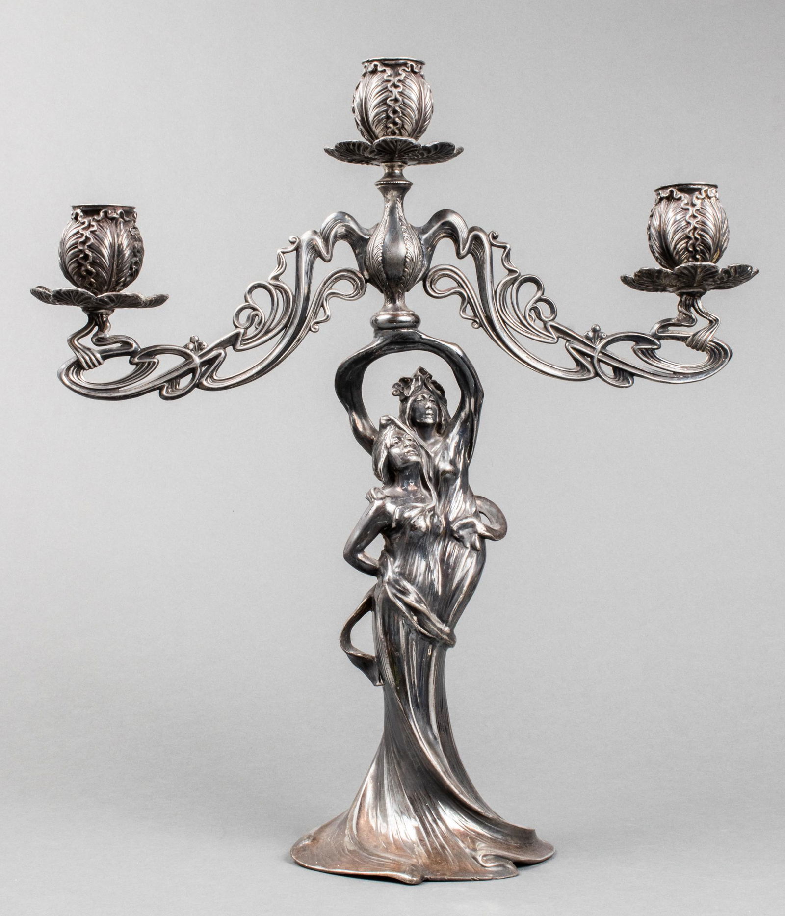 E.G. Webster & Son Art Nouveau Candelabrum (1 of 11)