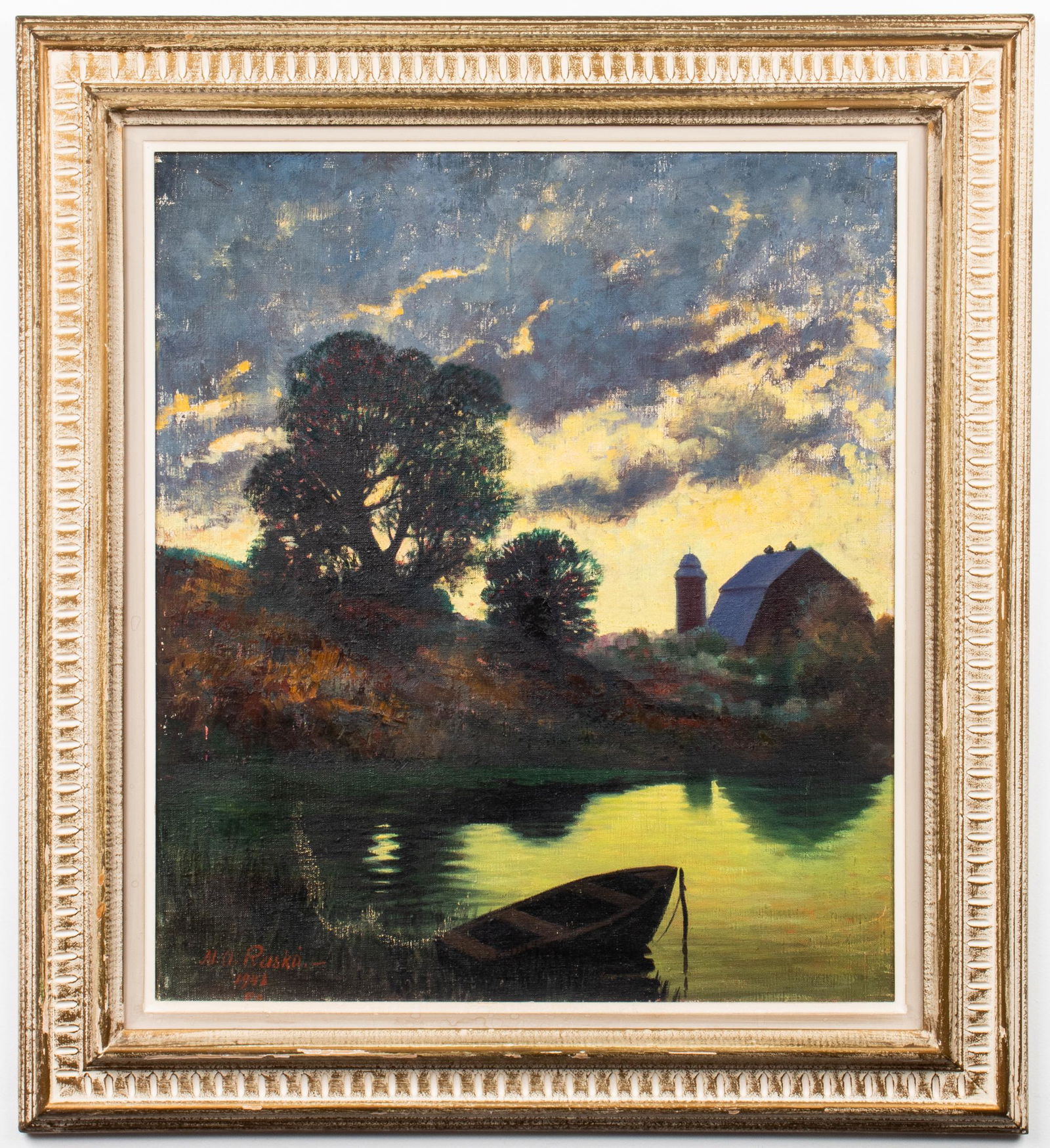 Maximilian Rasko "Pennsylvania Barn" Oil on Canvas (1 of 9)