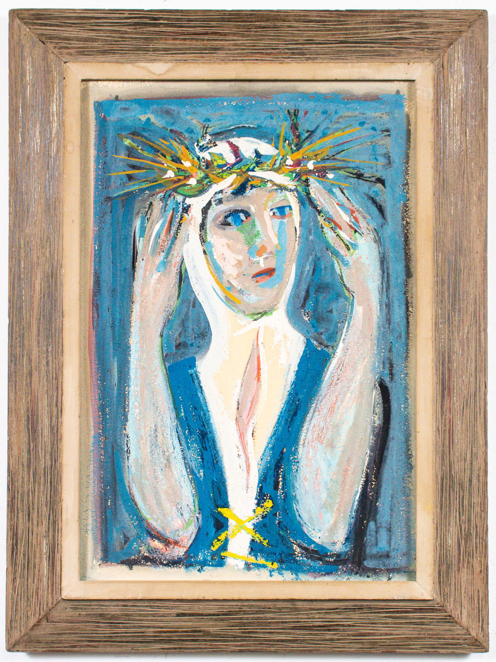 Paul Bond "Saint Joan" Casein Paint on Board (1 of 12)