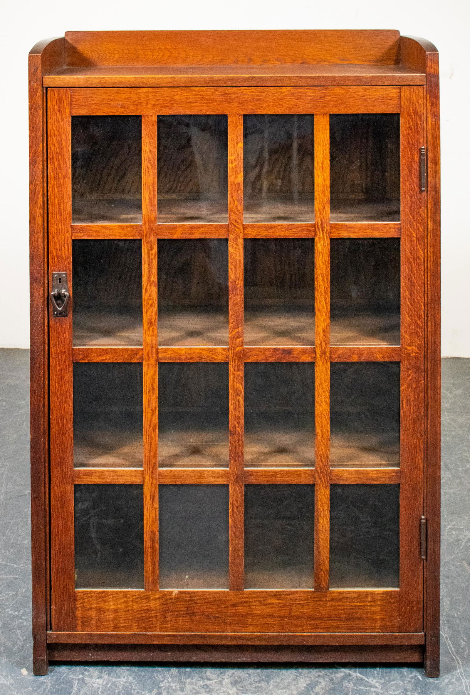 Gustav Stickley Arts & Crafts Single-Door Bookcase (1 of 6)