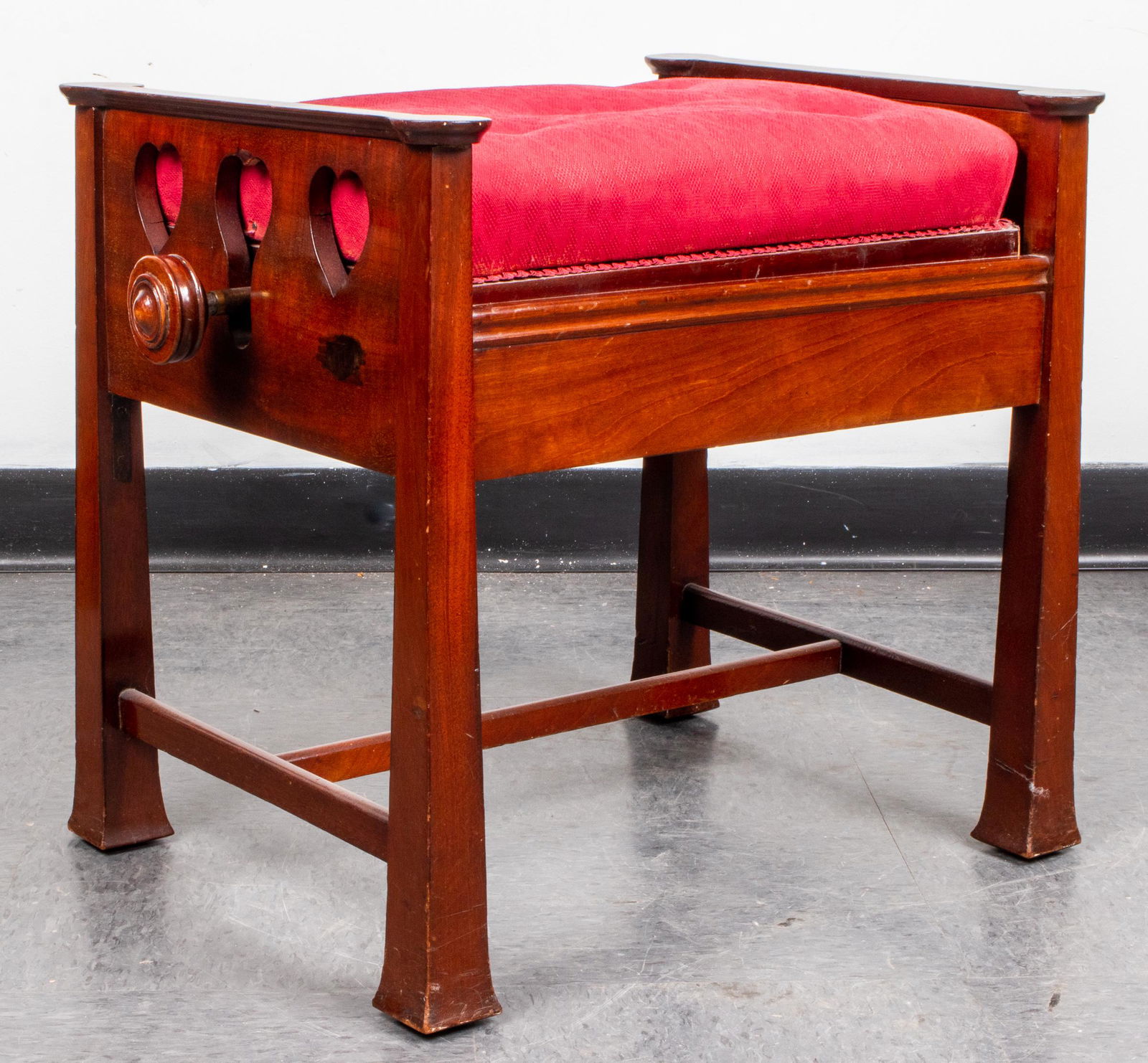 Arts & Crafts Adjustable Height Piano Bench (1 of 7)