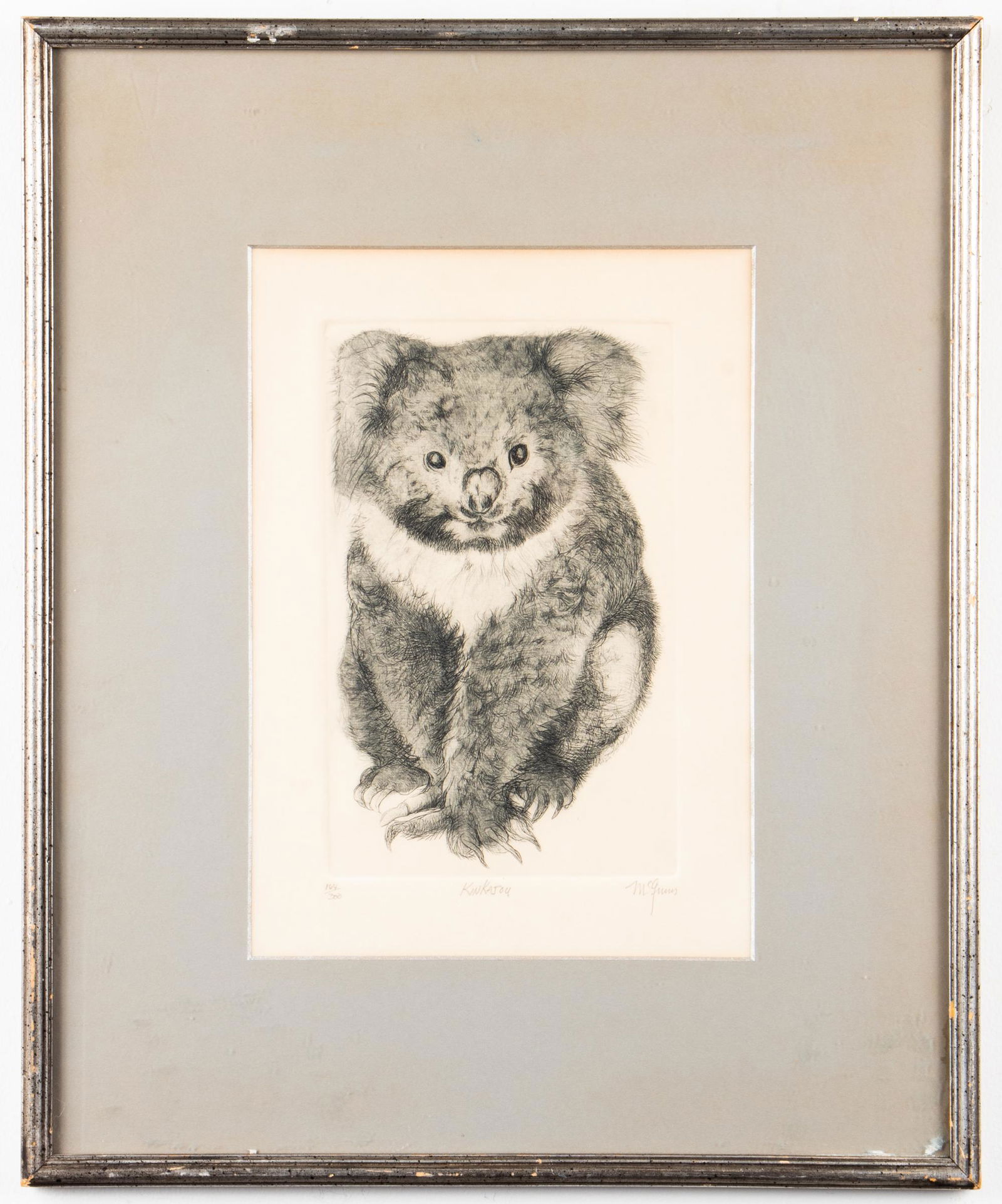Christine McGinnis "Kinkajou" Etching on Paper (1 of 6)