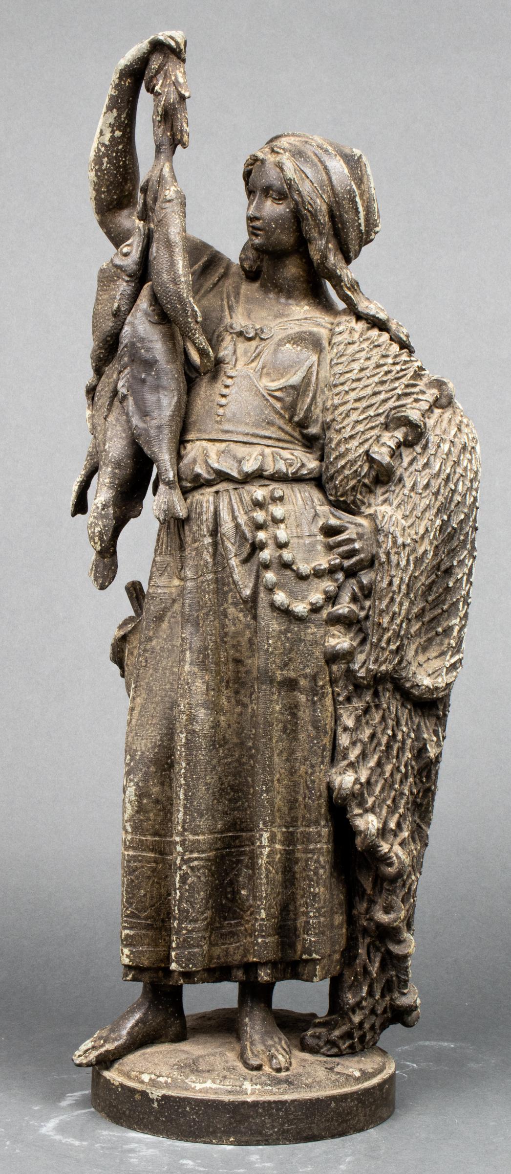 Cornelius & Baker Zinc Figural Sculpture (1 of 9)