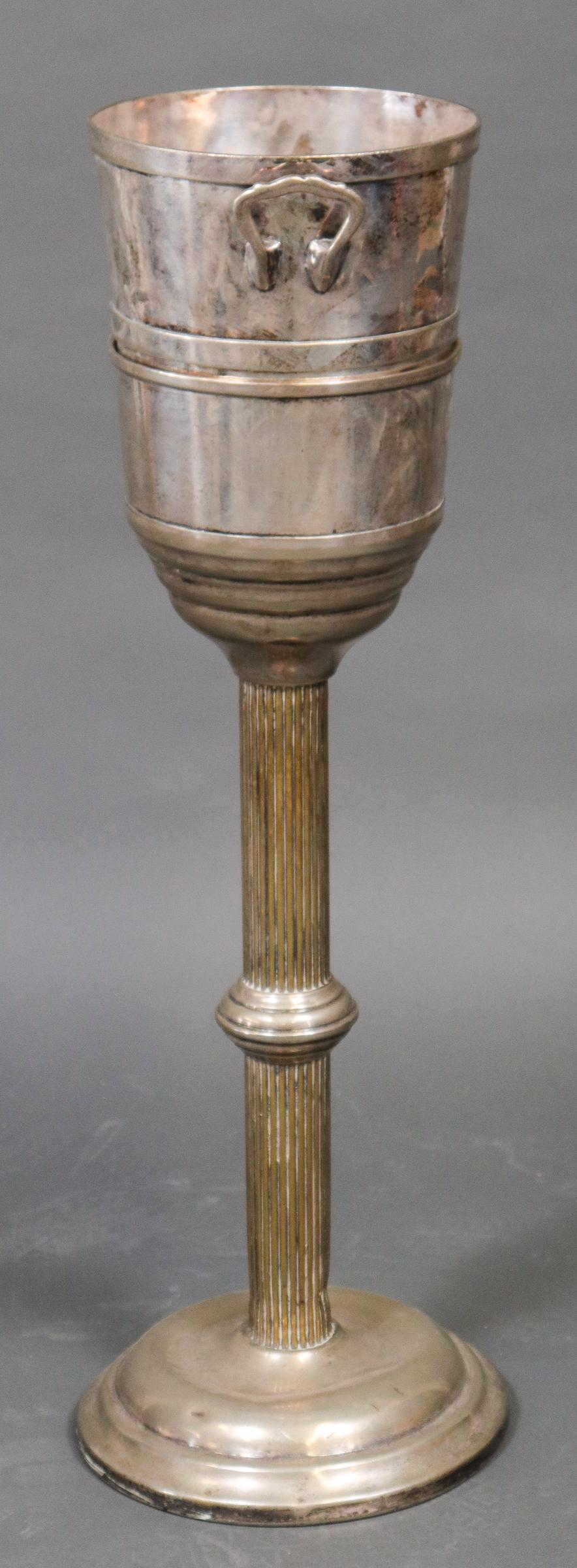 Deco Style Silver-Plated Ice Bucket on Stand (1 of 3)