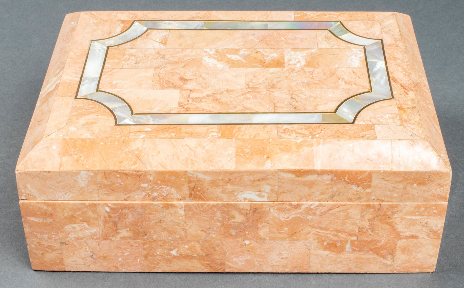 Maitland Smith Attr Tessellated & MOP Dresser Box (1 of 5)