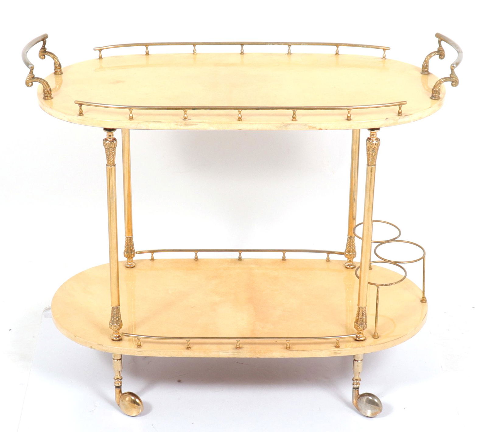 Aldo Tura Two Tier Bar Cart (1 of 8)