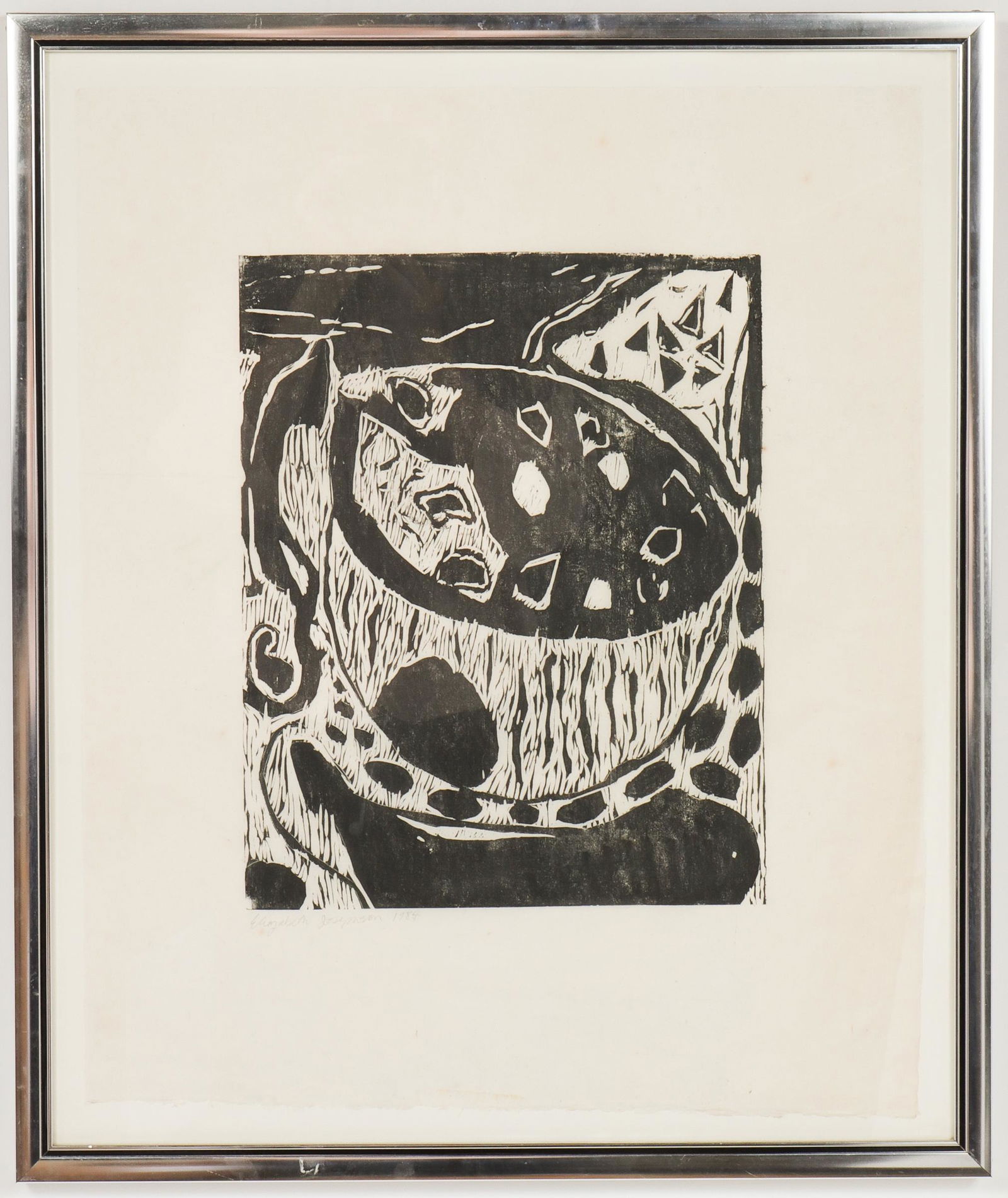 Elizabeth Josephson Abstract Woodblock Print (1 of 5)