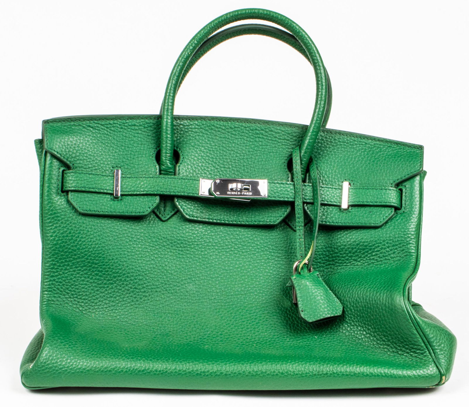 Green Leather 35cm Handbag (1 of 5)