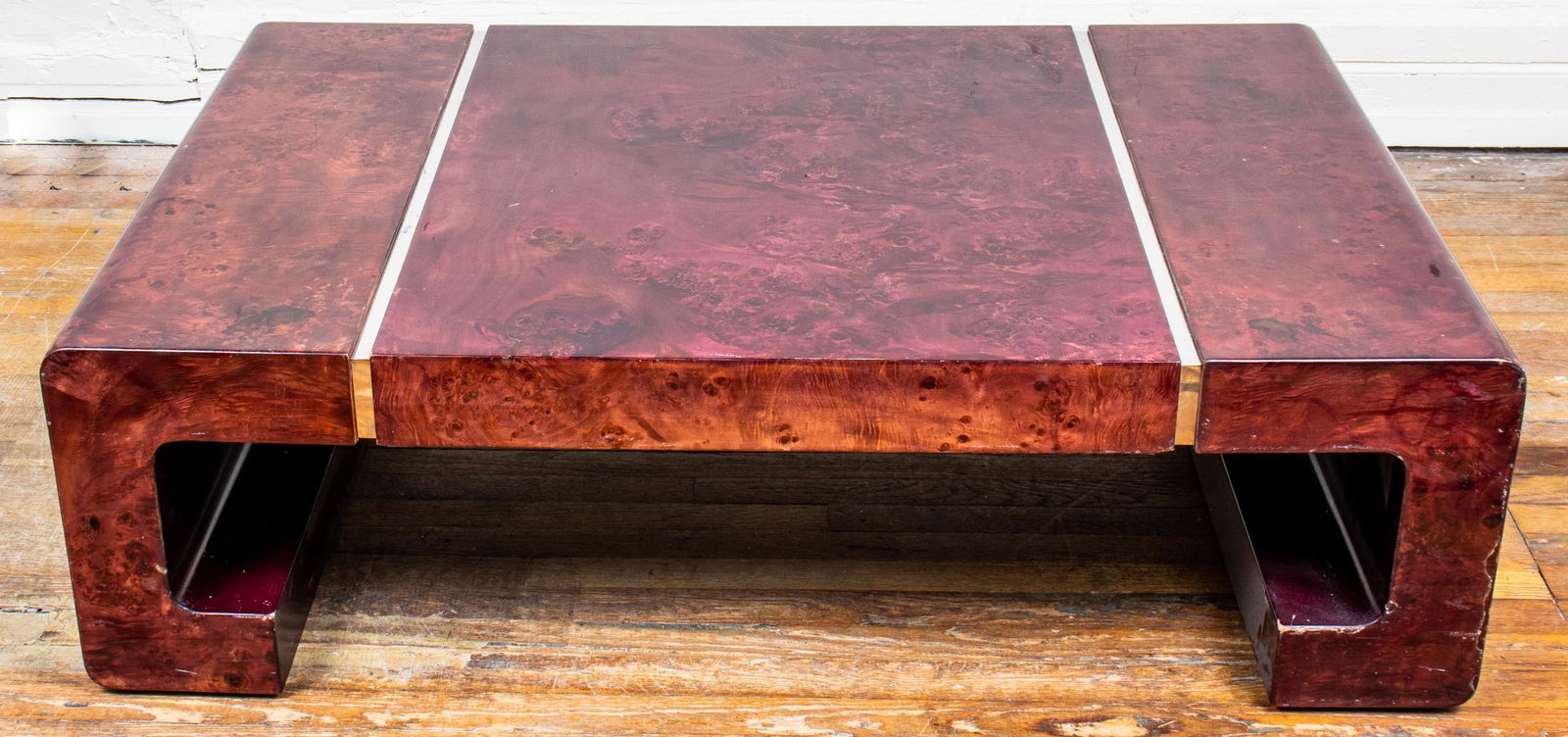 Karl Springer Attr. Art Deco Style Coffee Table (1 of 7)