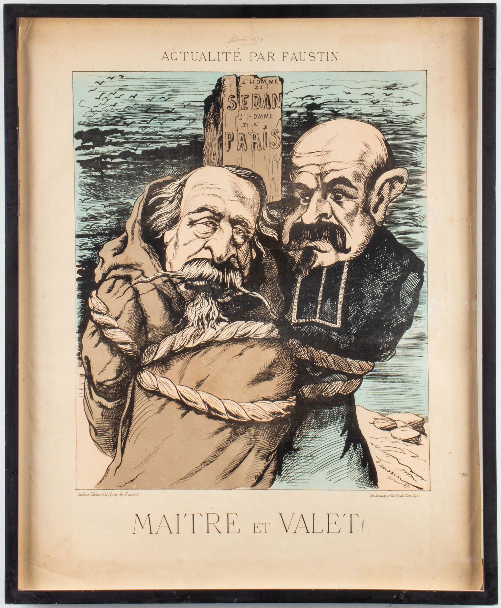 Faustin Betbeder, Antique Political Caricature (1 of 8)