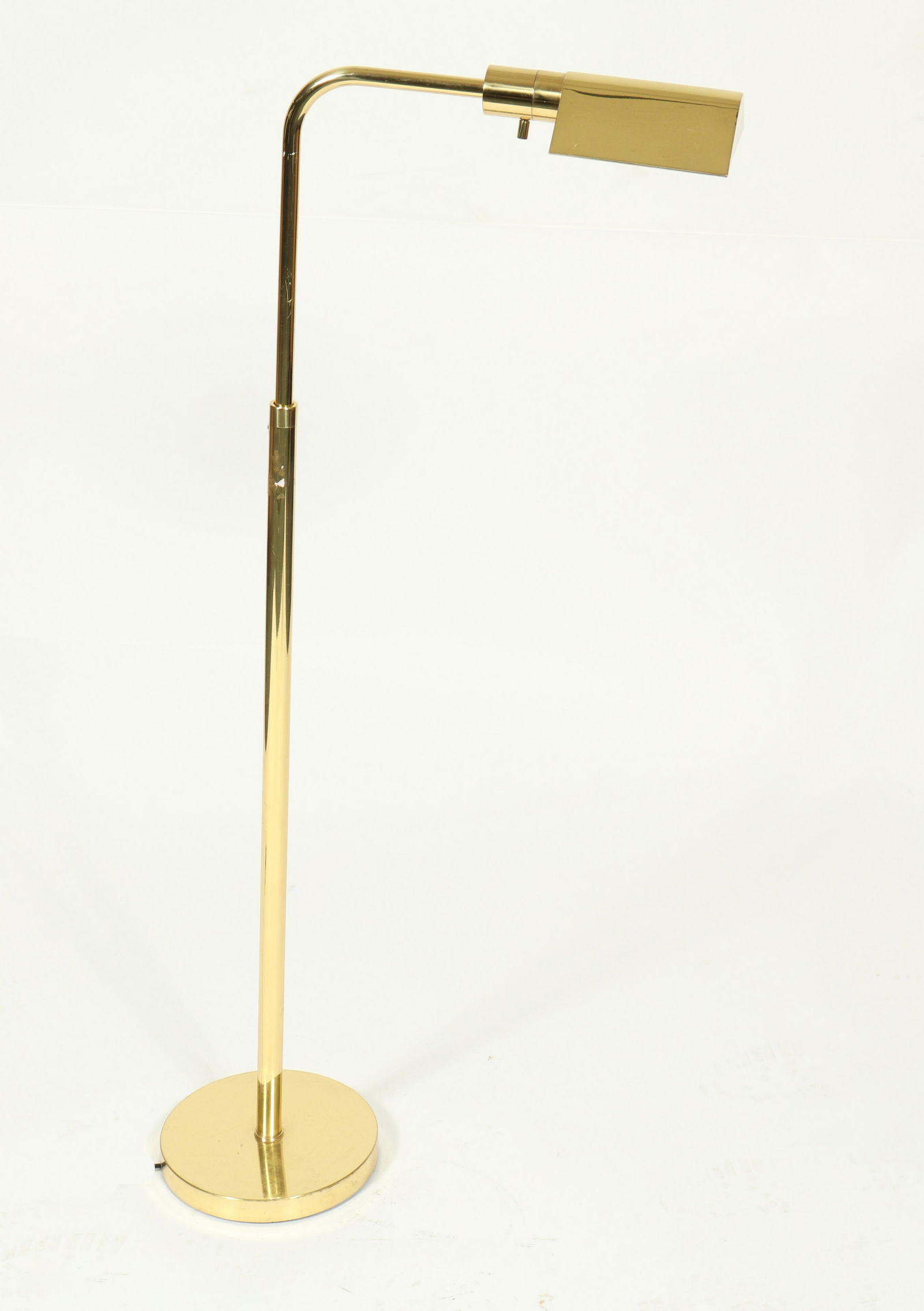Modern Brass Adjustable Floor Lamp (1 of 2)