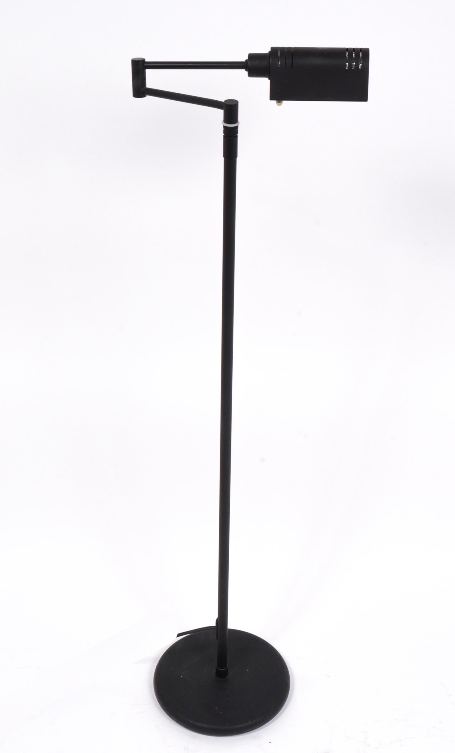 Holtkoetter Leuchten Ebonized Swing-Arm Floor Lamp (1 of 4)