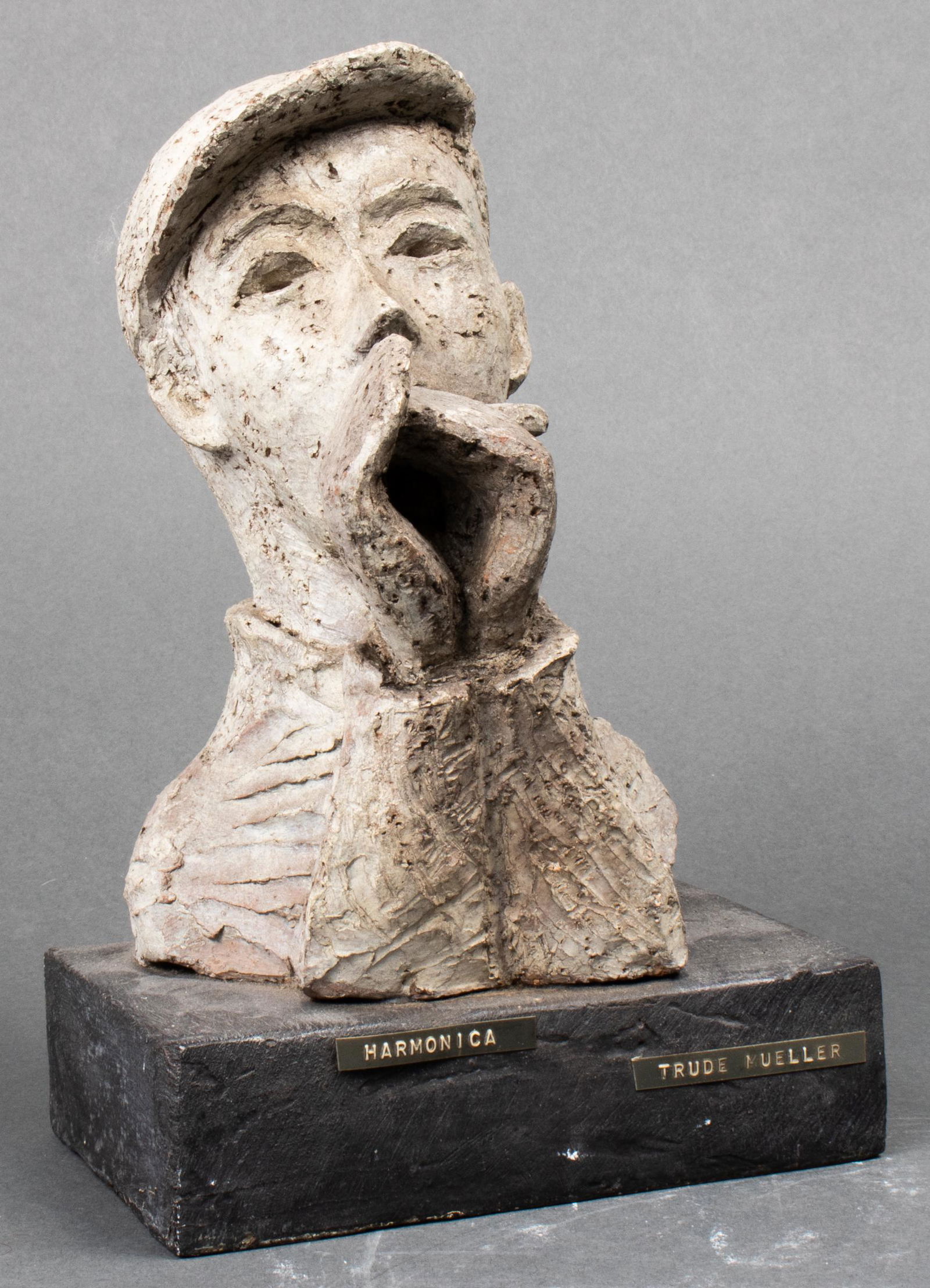 T. Mueller Folk Art Ceramic "Harmonica" Sculpture (1 of 9)