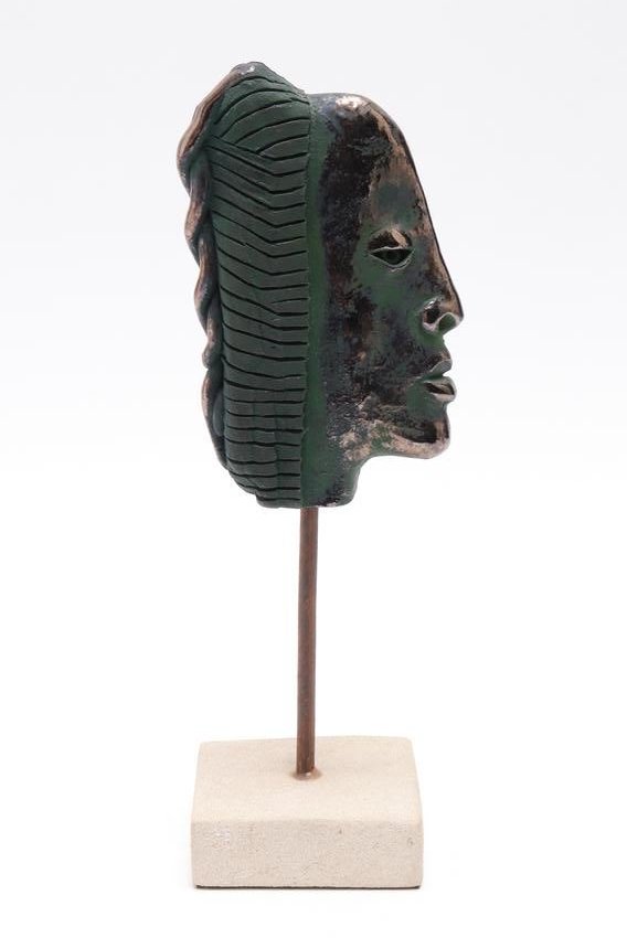 V.C. Cortes "Modern Profile" Ceramic Sculpture (1 of 6)