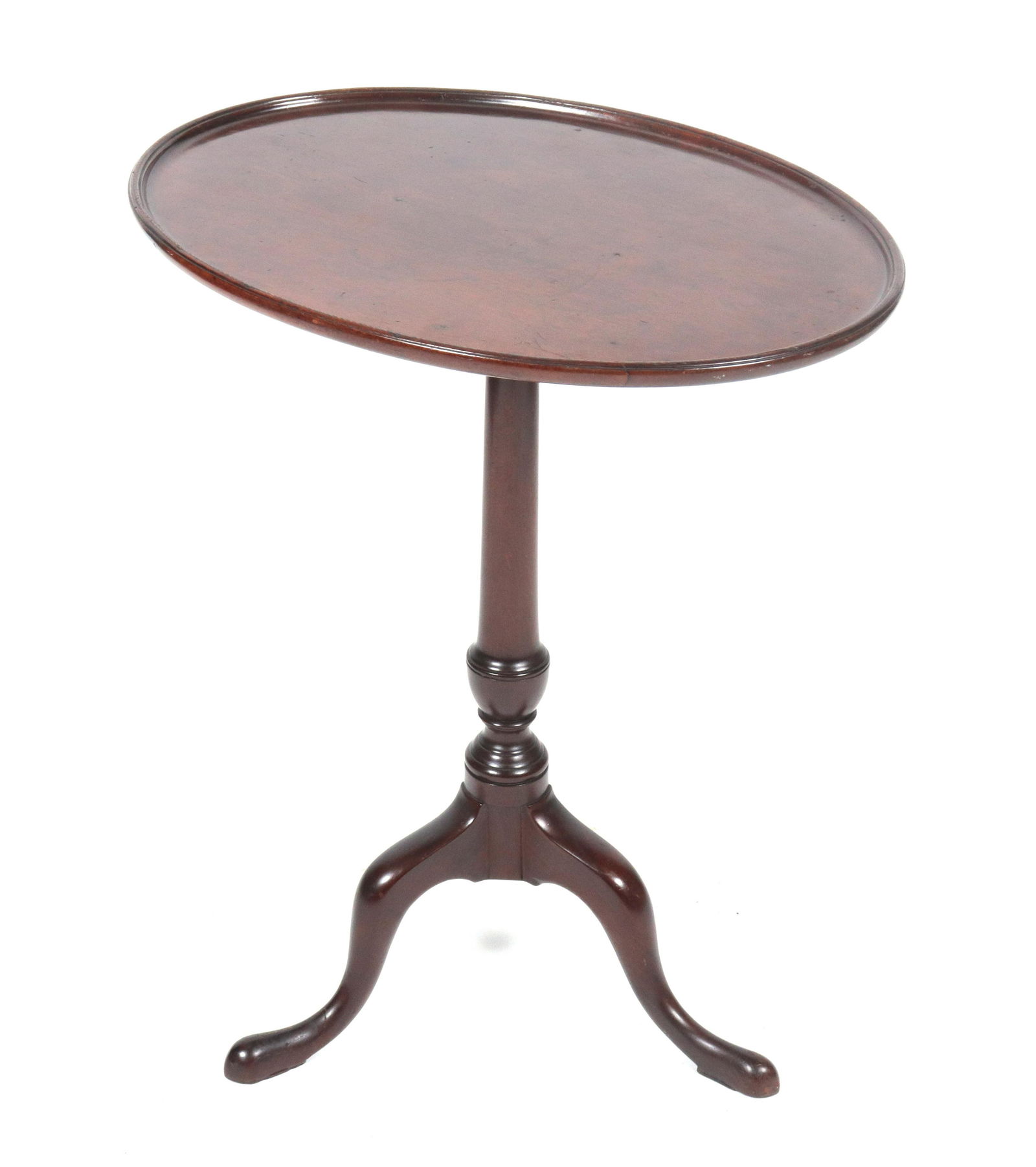 Oval Tilt-Top Tripod Occasional Table (1 of 5)