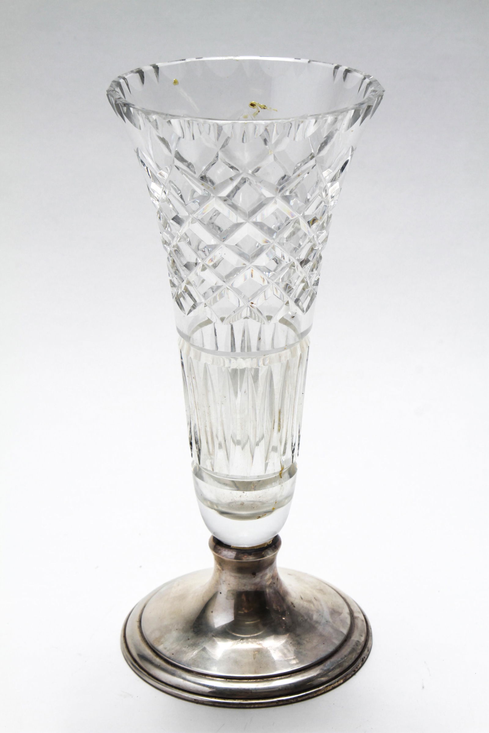Hawkes Vase with Sterling Silver Base (1 of 2)