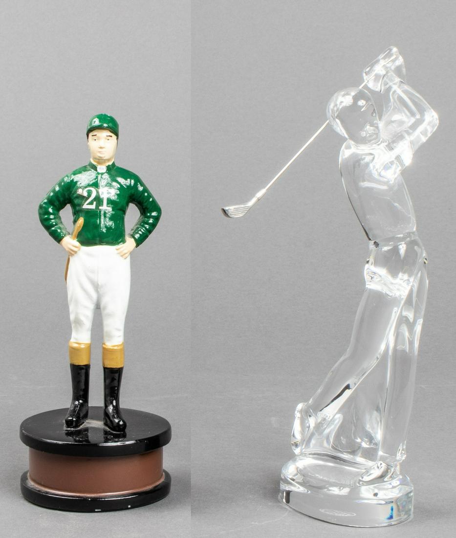 Baccarat Crystal & Other Golf & Jockey Figures, 2 (1 of 5)