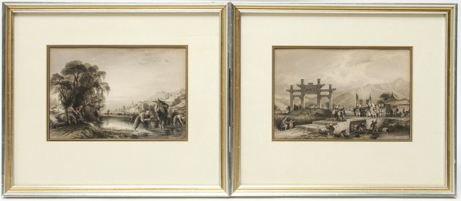 China Engravings Hand-Colored after Thomas Allom 2 (1 of 12)
