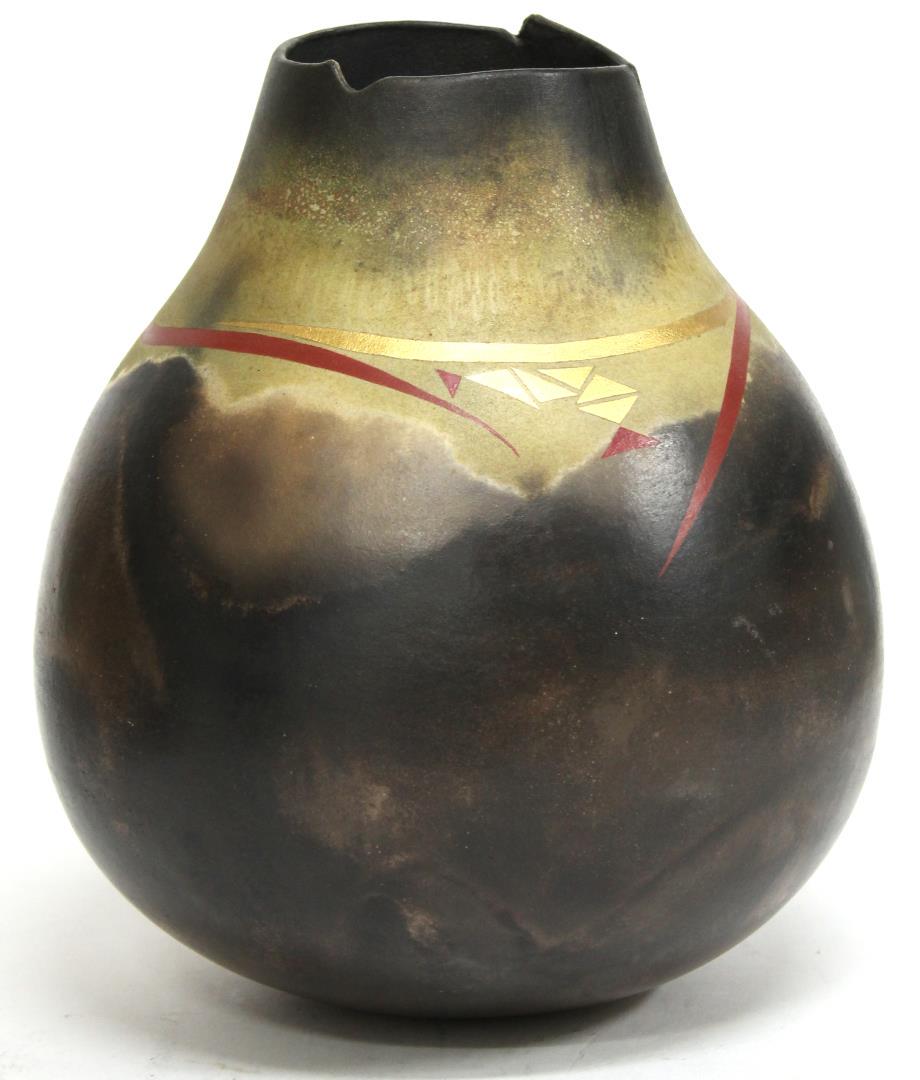 Attrib. Ann Krestensen- Studio Ceramic Vase (1 of 4)