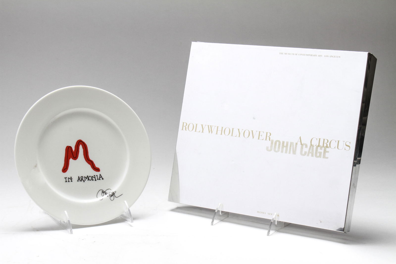 John Cage Museum Exhibition Book & Charity Plate (1 of 9)