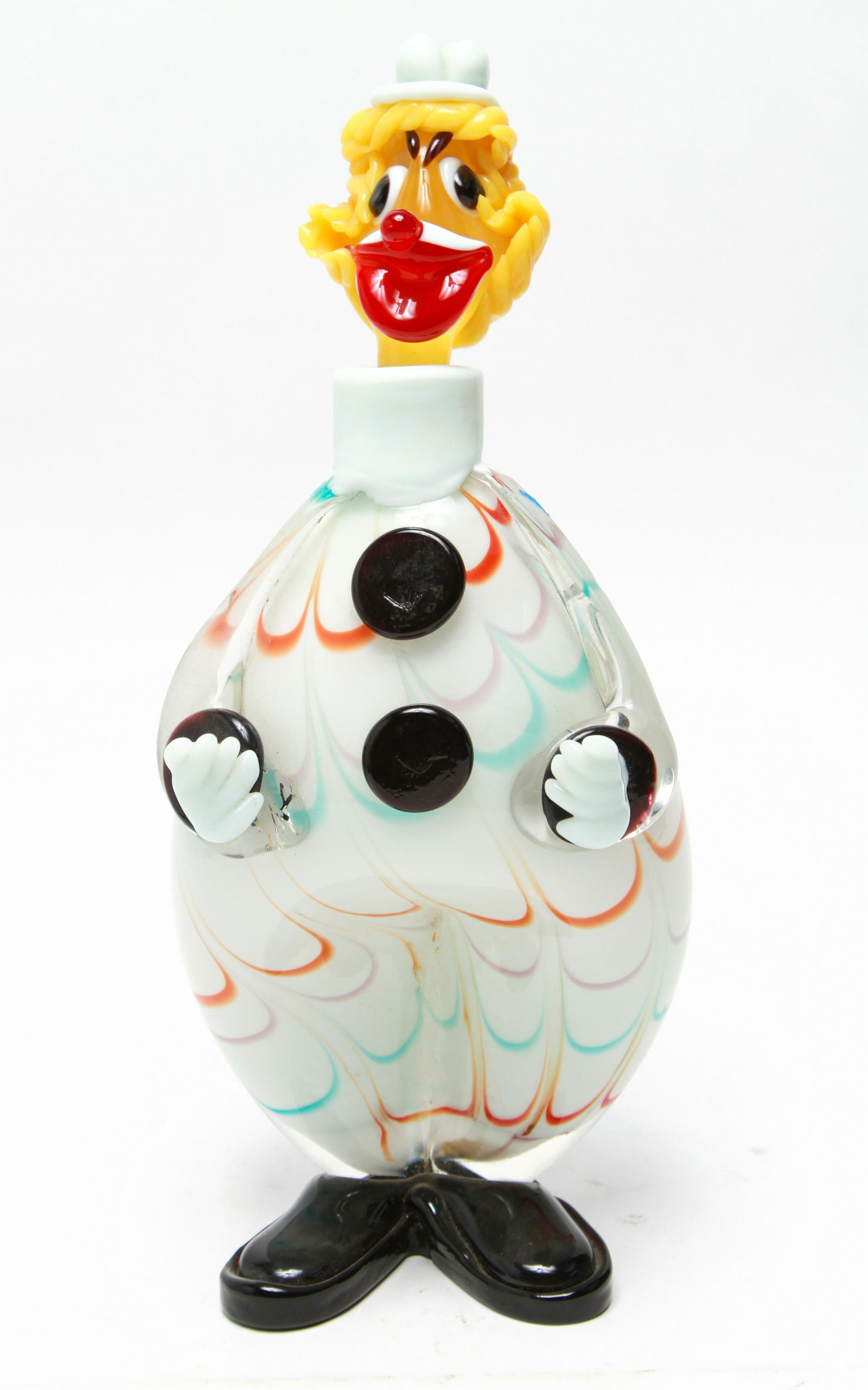 Mid-Century Venetian Murano Glass Clown Decanter (1 of 7)