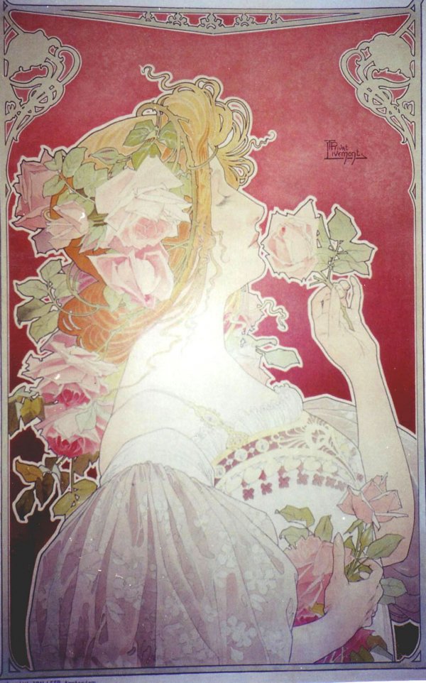 Rare Privat Livemont J.C. Boldoot 1899 Poster