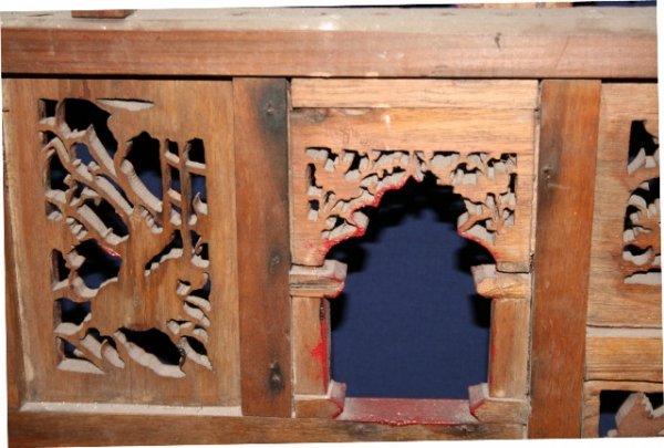 Large Chinese Hand-Carved Wall Decoration - 6