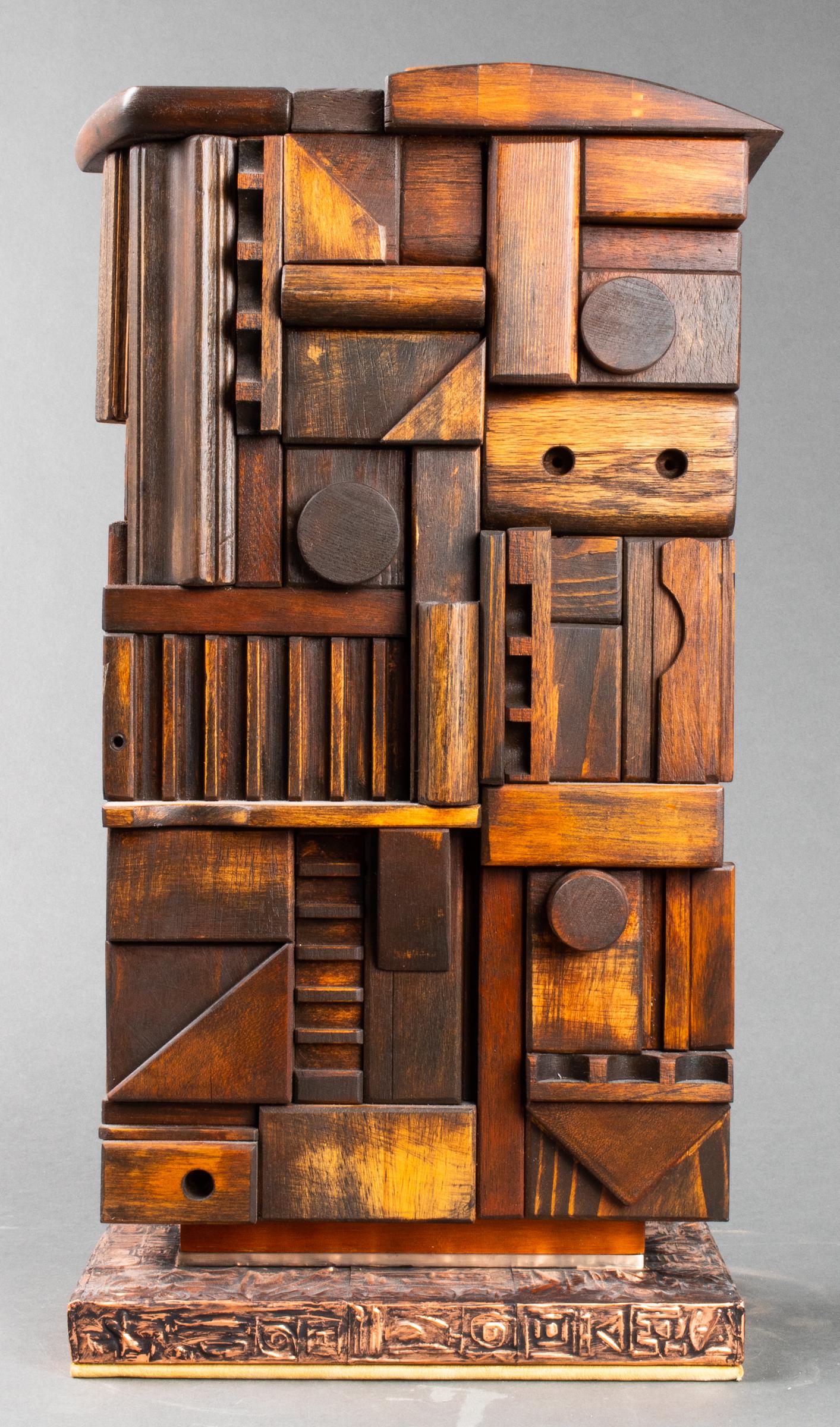 David James Wood Assemblage Modern Sculpture (1 of 8)