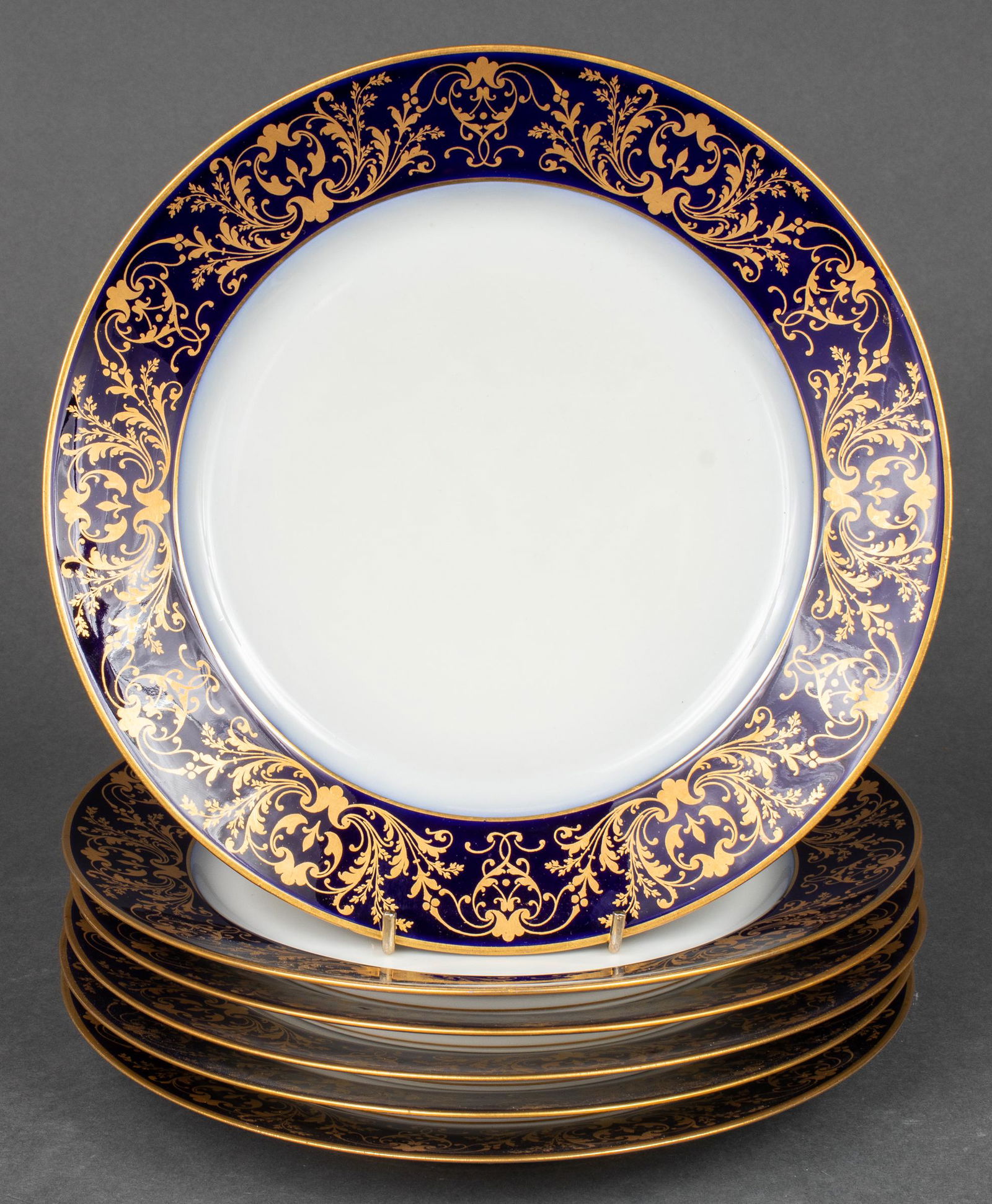 Sèvres Style Painted Dinner Plates, 6 (1 of 5)