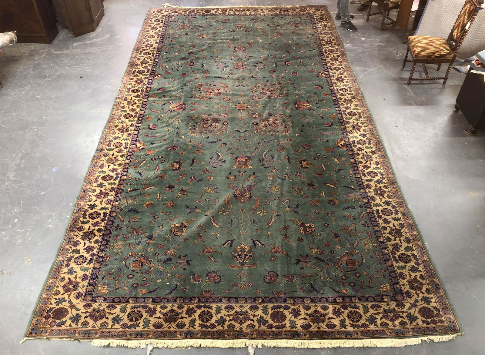Palatial Persian Floral Carpet, 18' 3" x 10' (1 of 4)