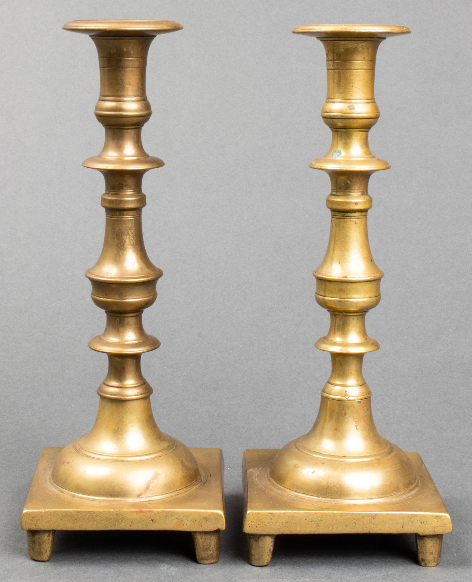 Brass Candlestick Holders, Pair (1 of 5)
