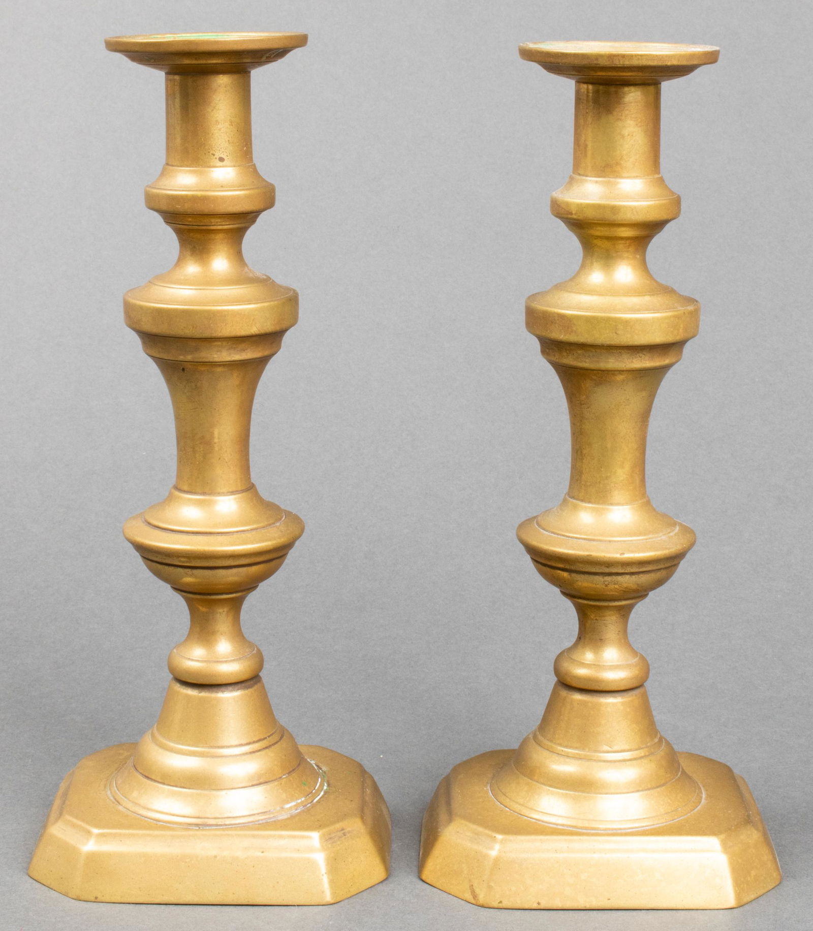 Brass Candlestick Holders, Pair (1 of 5)