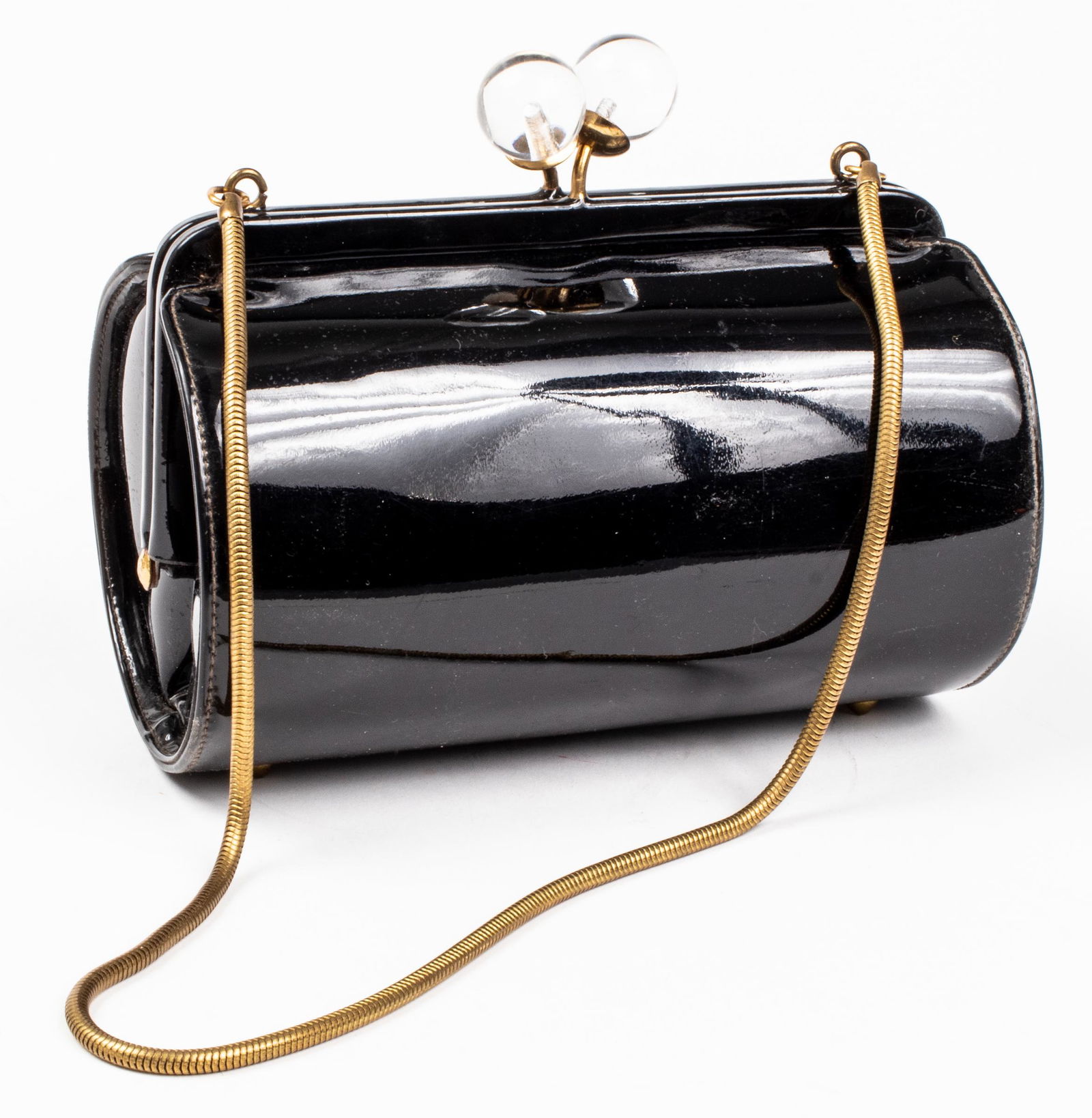 Vintage Patent Leather Handbag (1 of 6)
