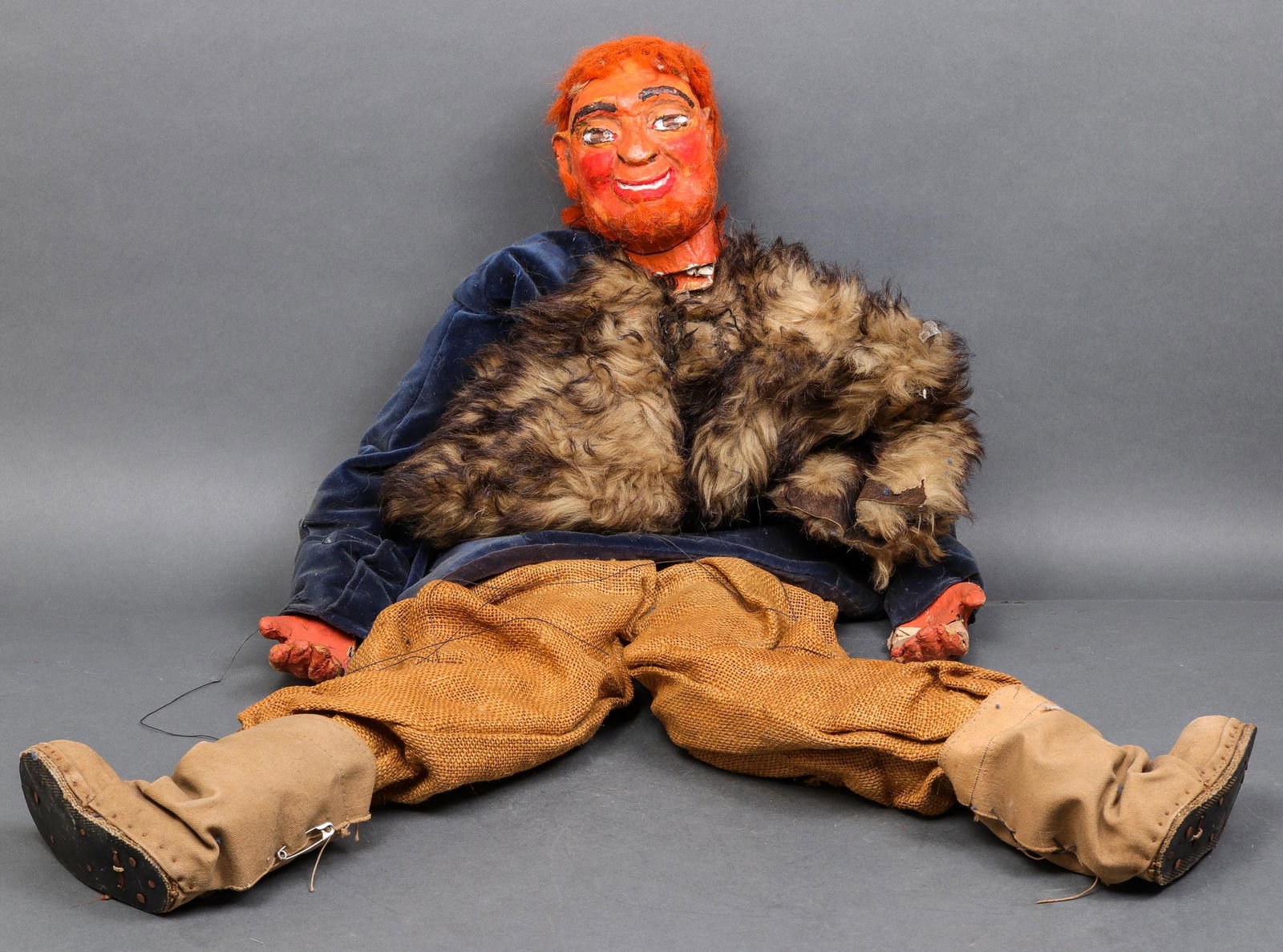 Puppet Marionette, Papier-Mâché & Cloth (1 of 10)