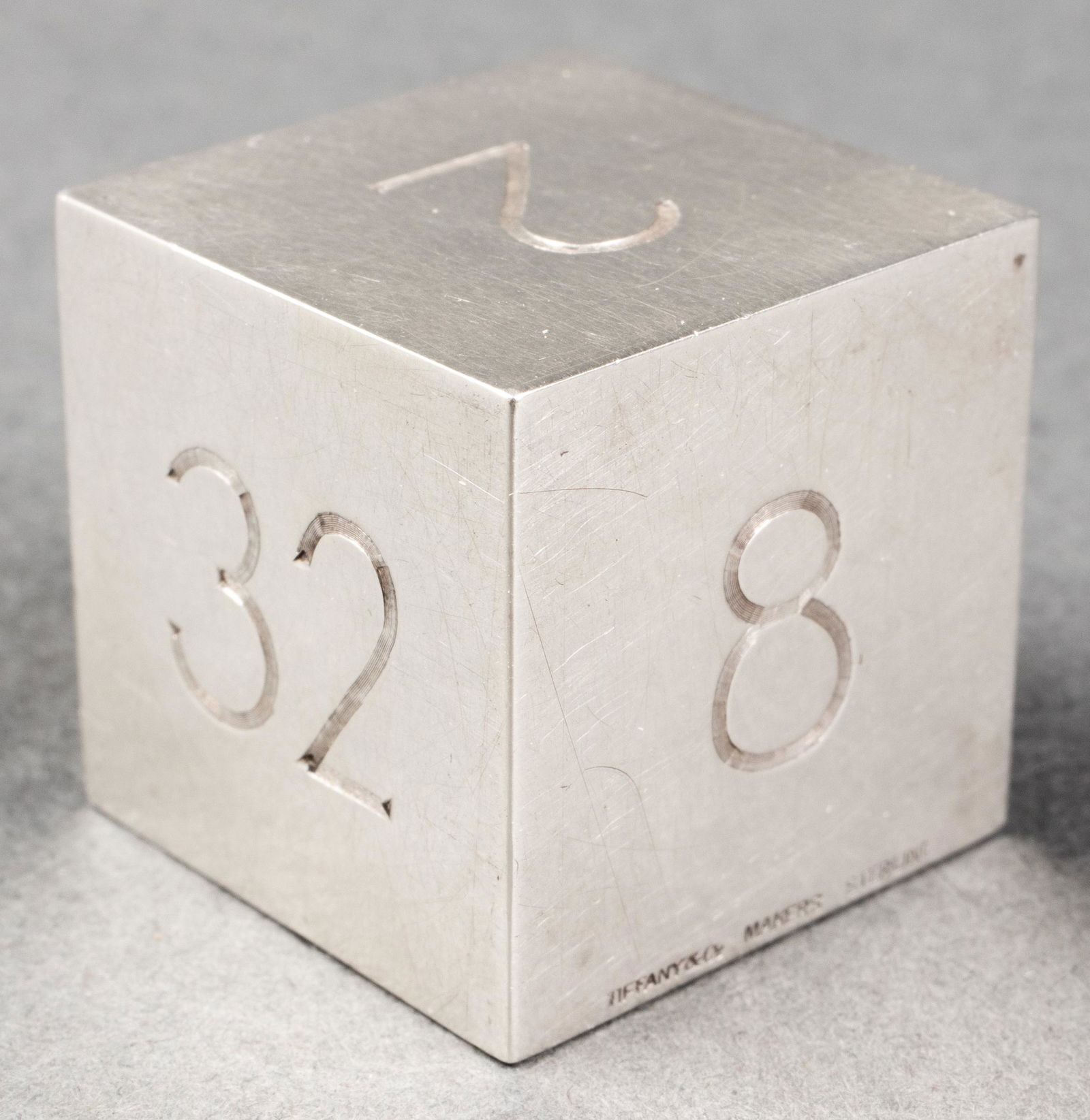 Tiffany & Co. Silver Backgammon Doubling Cube (1 of 5)