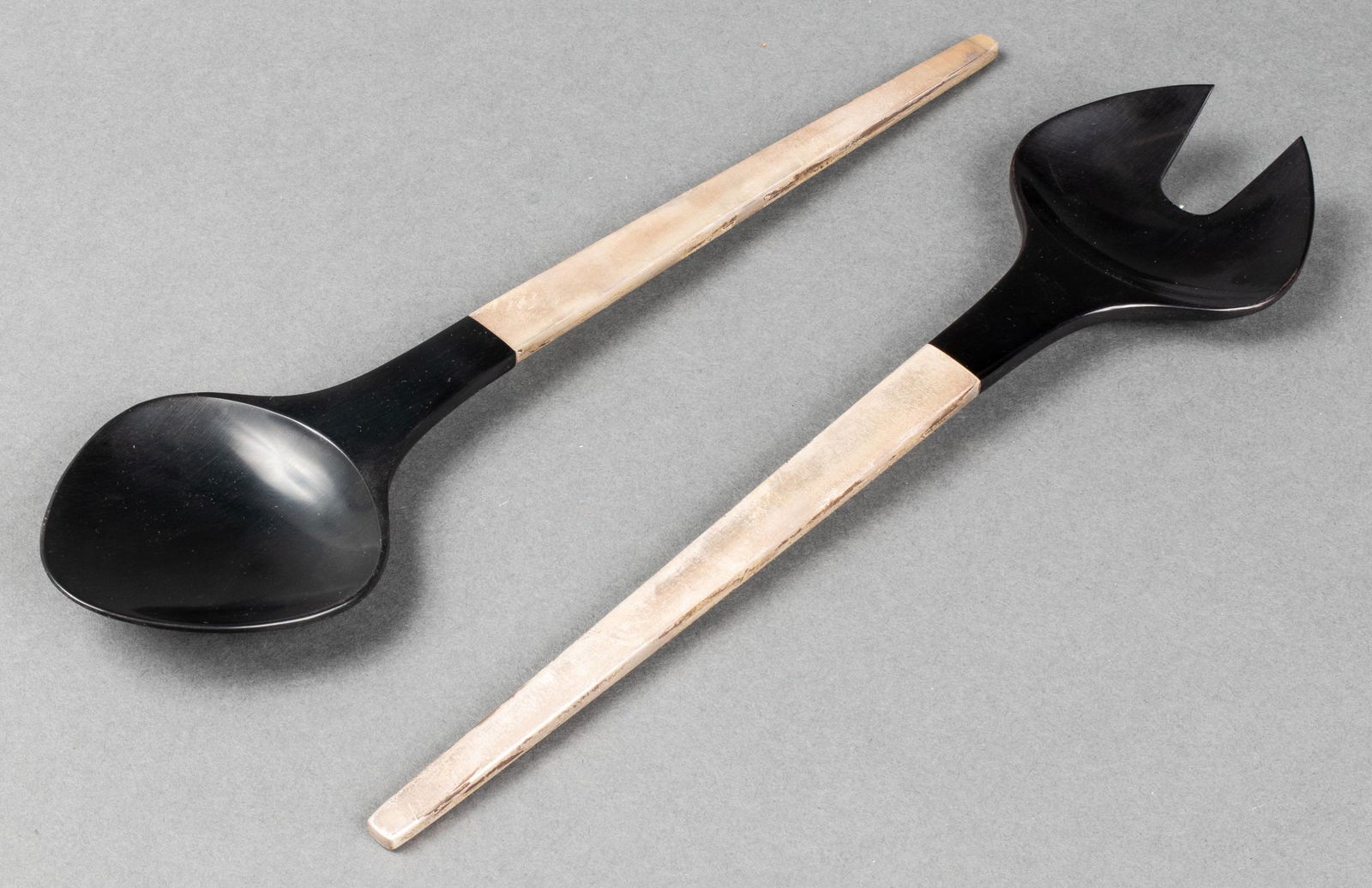 Georg Jensen Silver & Wood Salad Servers (1 of 9)