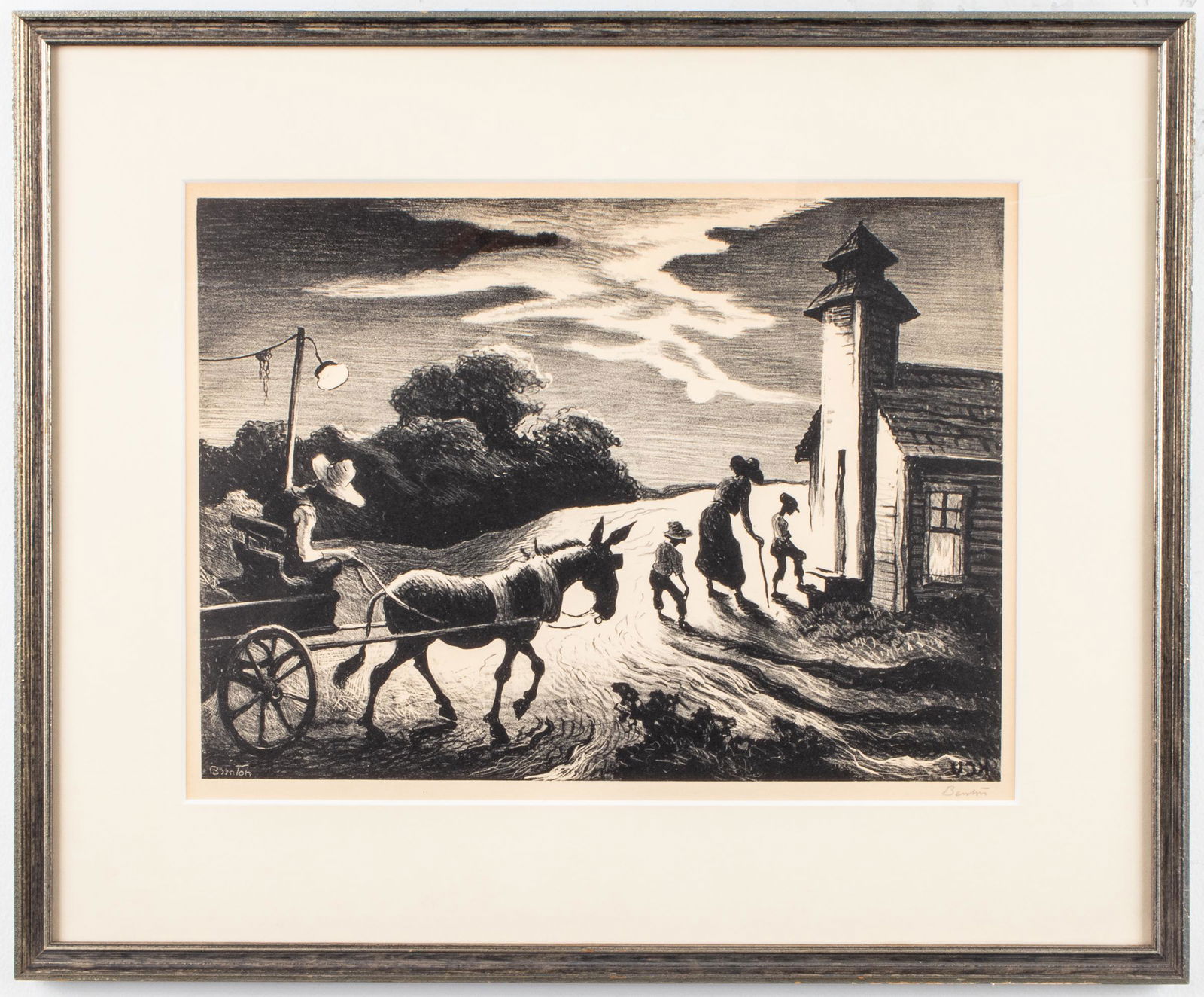 Thomas Hart Benton "Prayer Meeting" Lithograph (1 of 8)