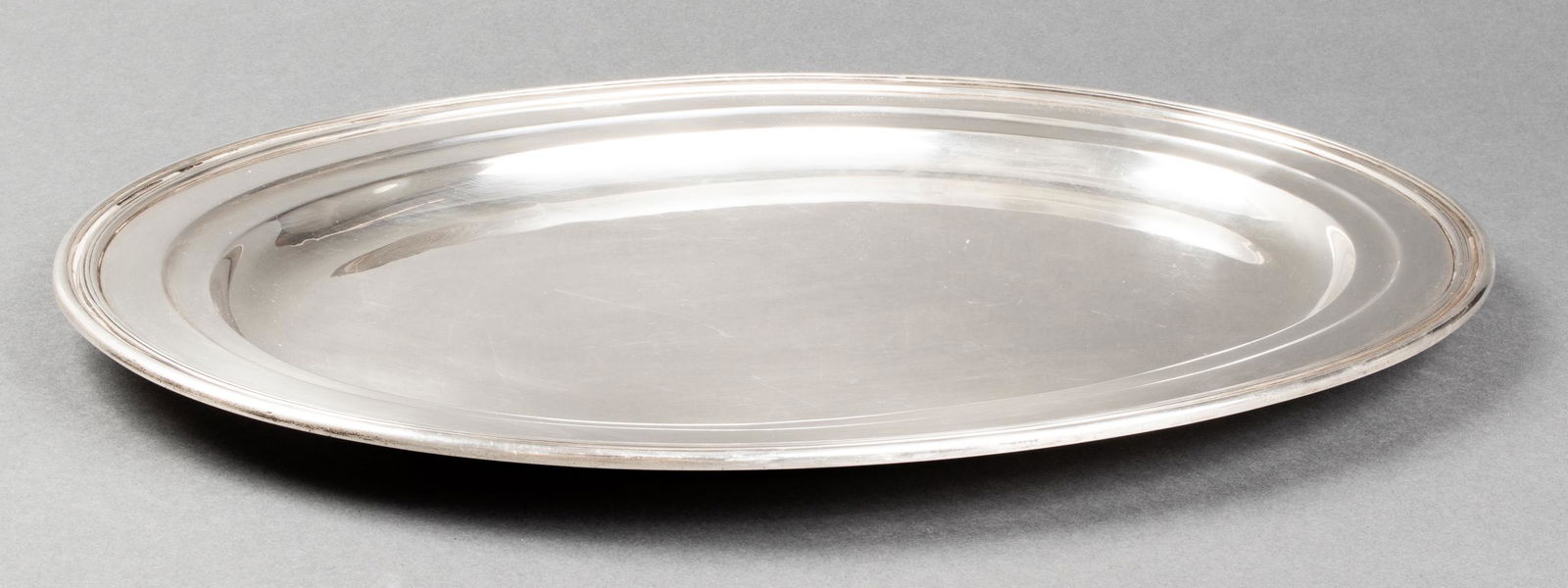 Tiffany & Co. Sterling Silver Oval Serving Tray (1 of 7)