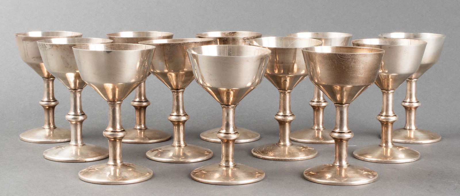 Dunkirk Silversmiths Sterling Cordials, Set of 12 (1 of 8)