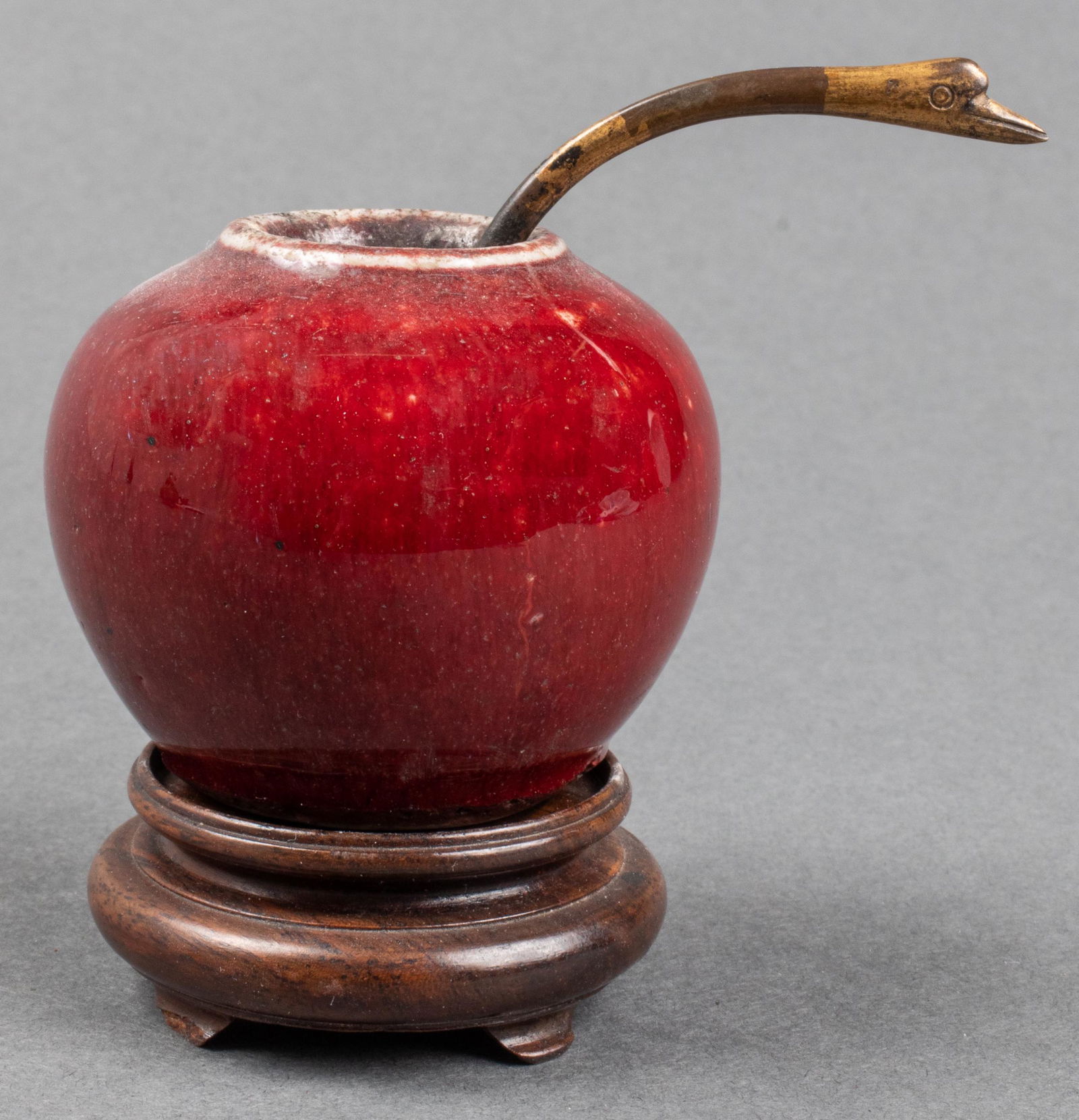 Chinese Song Langyao Jarlet And Bronze Ladle (1 of 11)