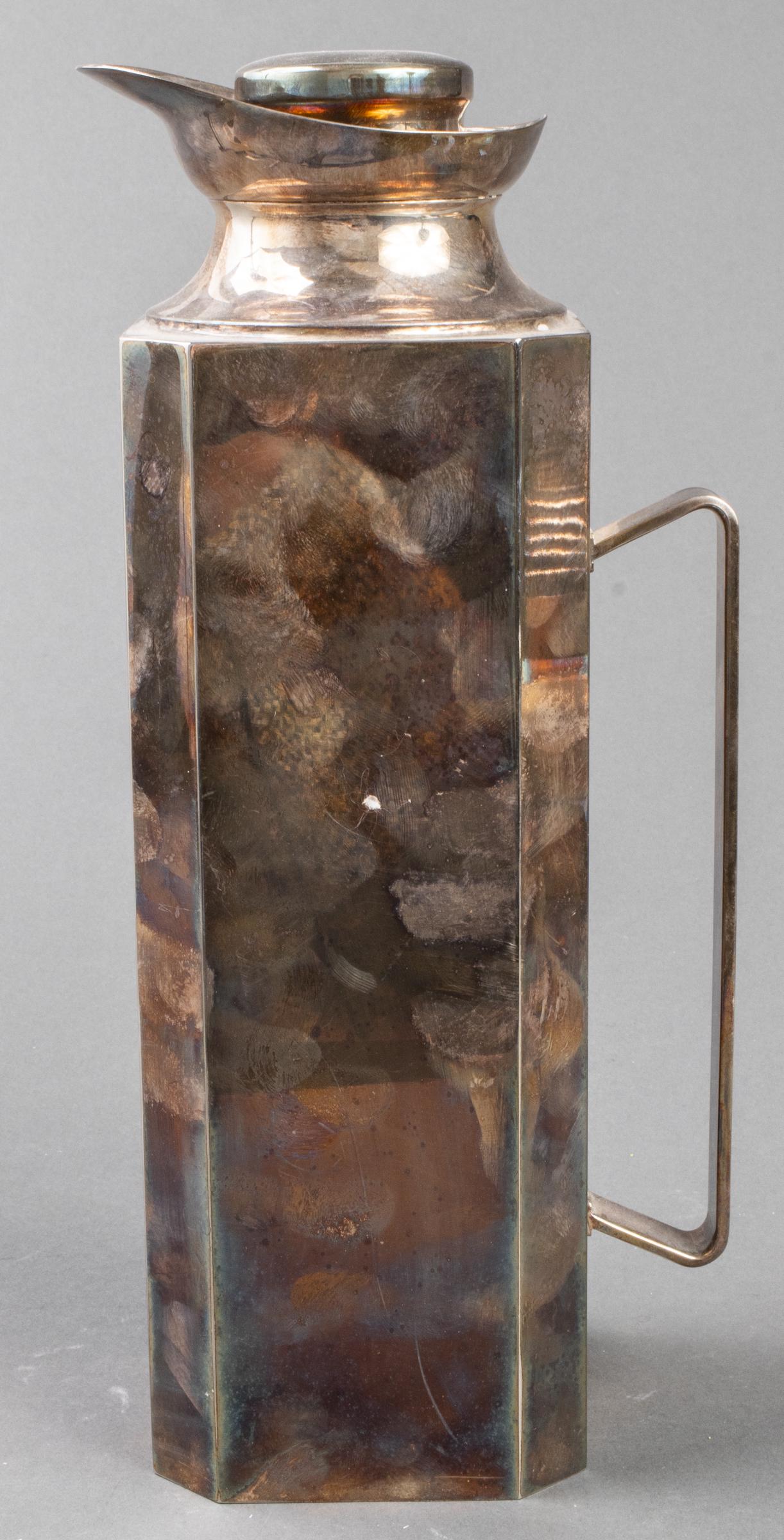 Modern Italian Silver Plate Thermal Pitcher (1 of 7)
