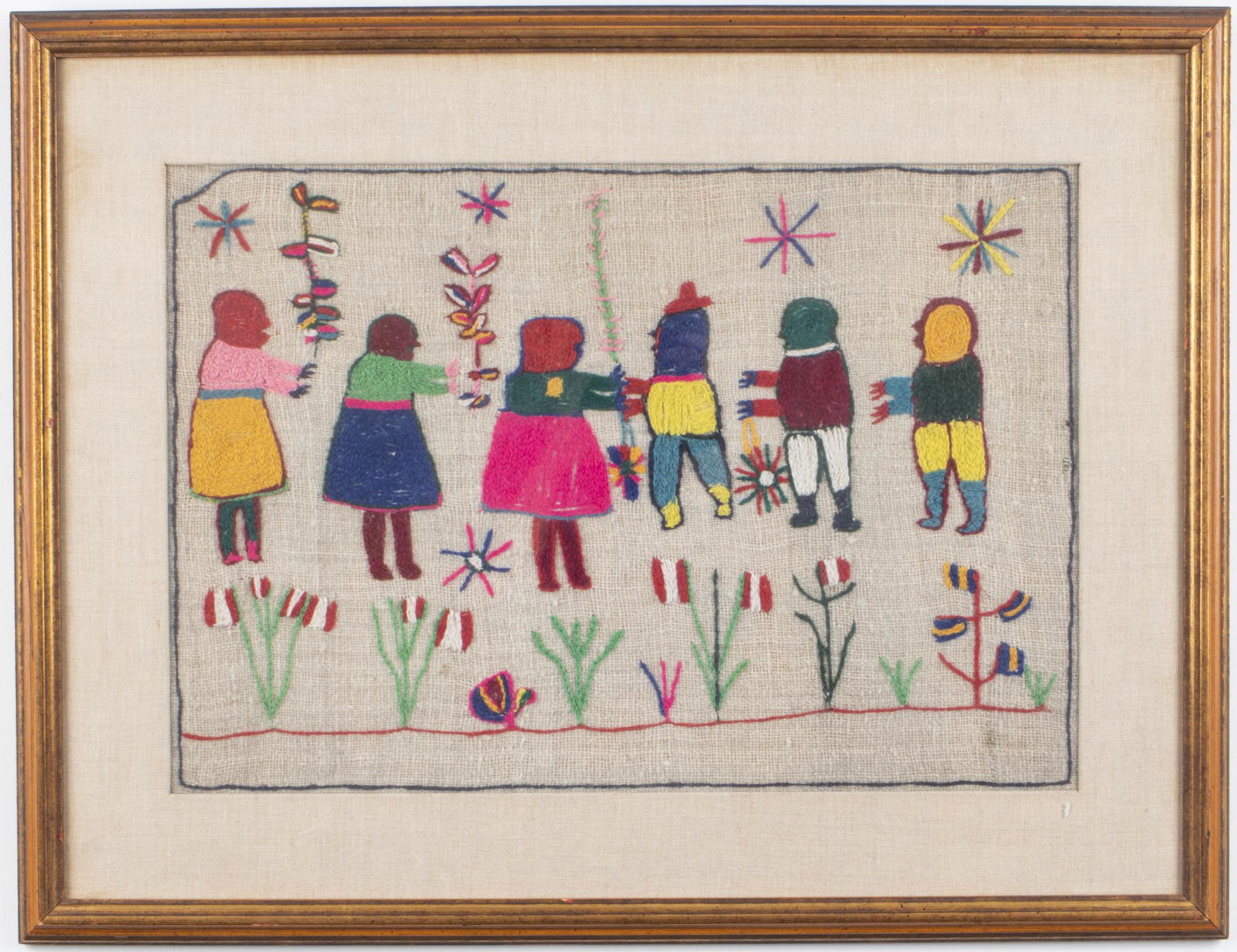 Handmade South American Needlepoint Folk Art (1 of 4)