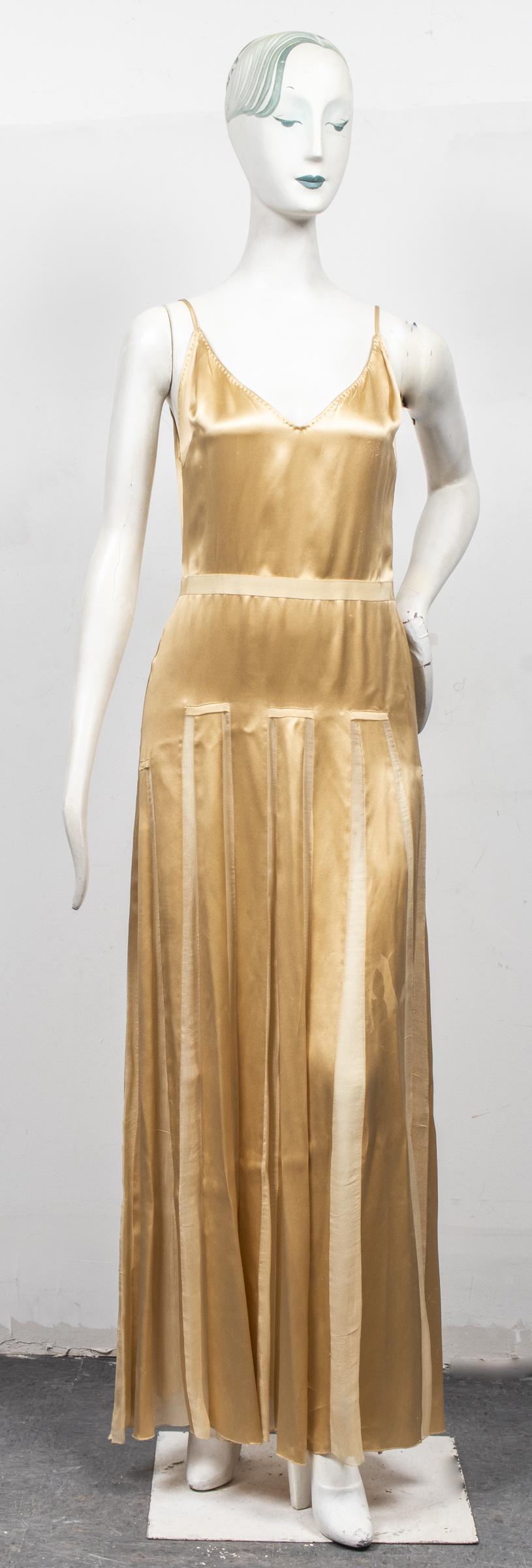 Prada Silk & Chiffon Art Deco Evening Gown (1 of 5)