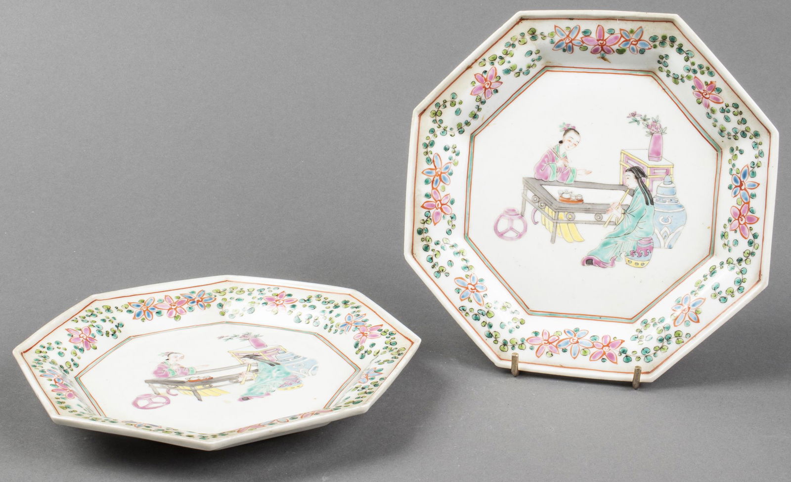 Japanese Porcelain Plates, Pair (1 of 5)
