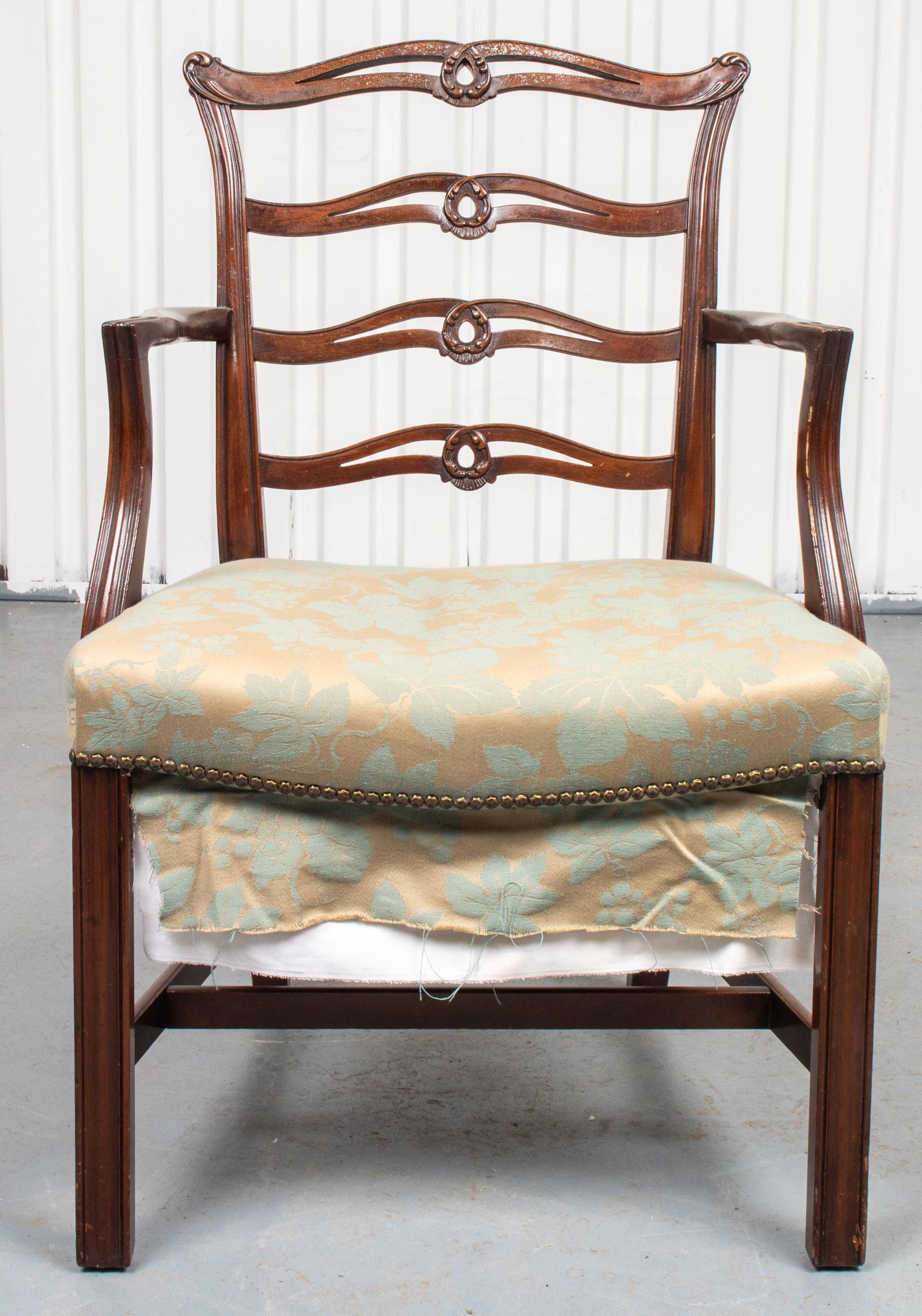 George III Style Mahogany Armchair (1 of 6)